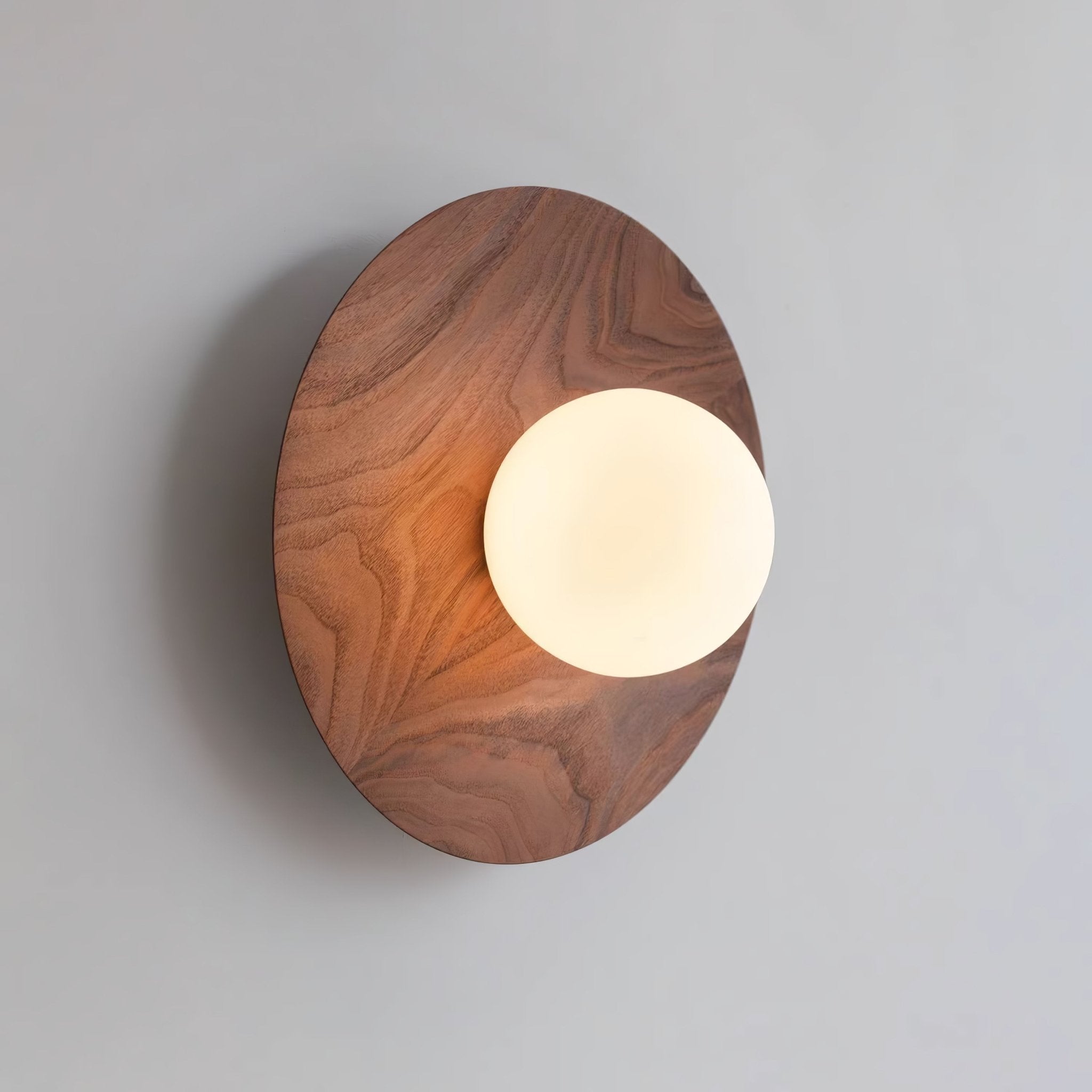 Arlirir Modern Minimalist Wooden Glass Wall Light - Letslighting