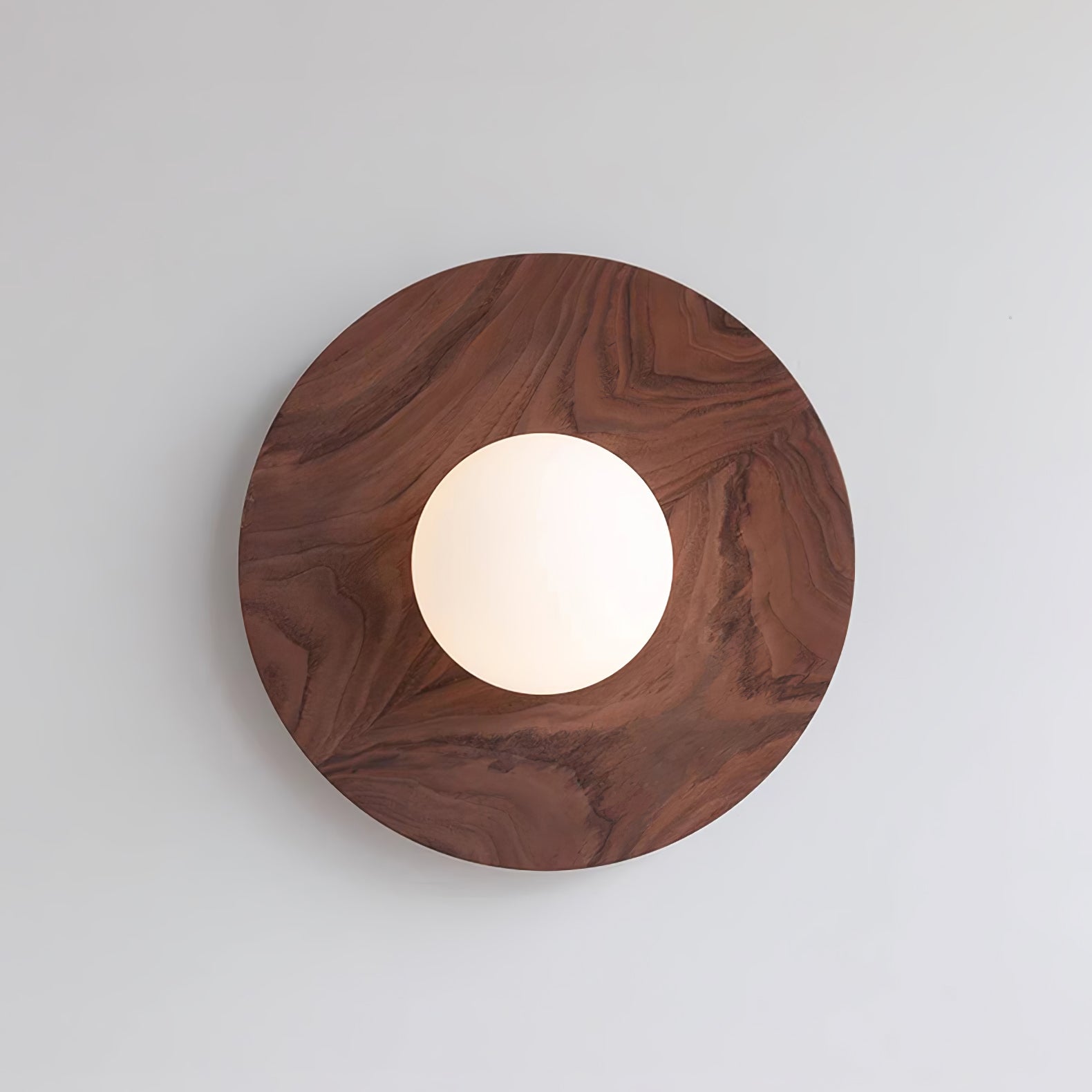 Arlirir Modern Minimalist Wooden Glass Wall Light - Letslighting