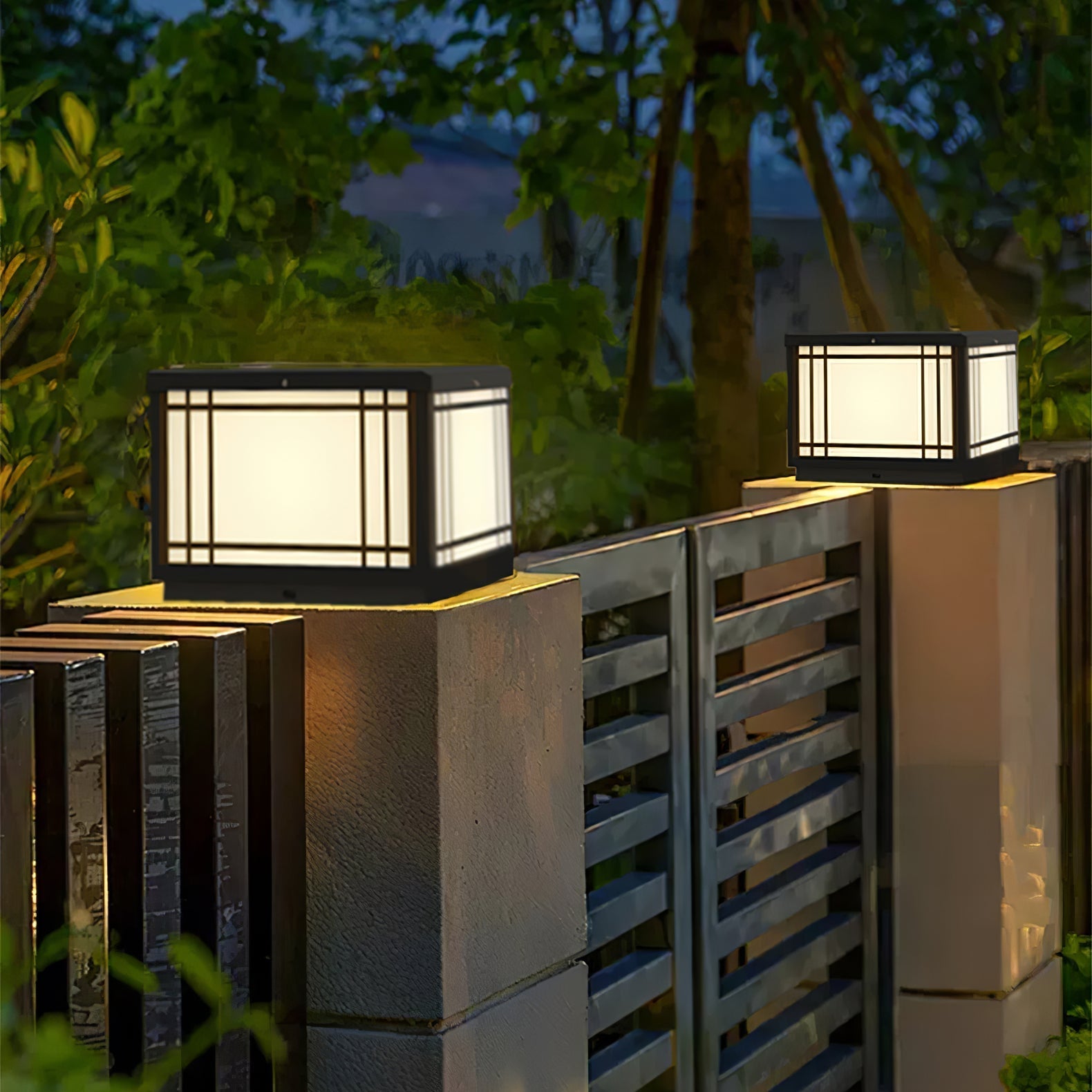 Harrison Classic Premium Solar Cube Outdoor Lamp - Letslighting