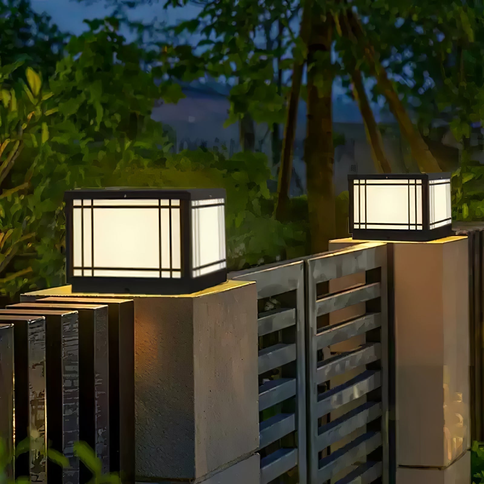 Harrison Classic Premium Solar Cube Outdoor Lamp - Letslighting