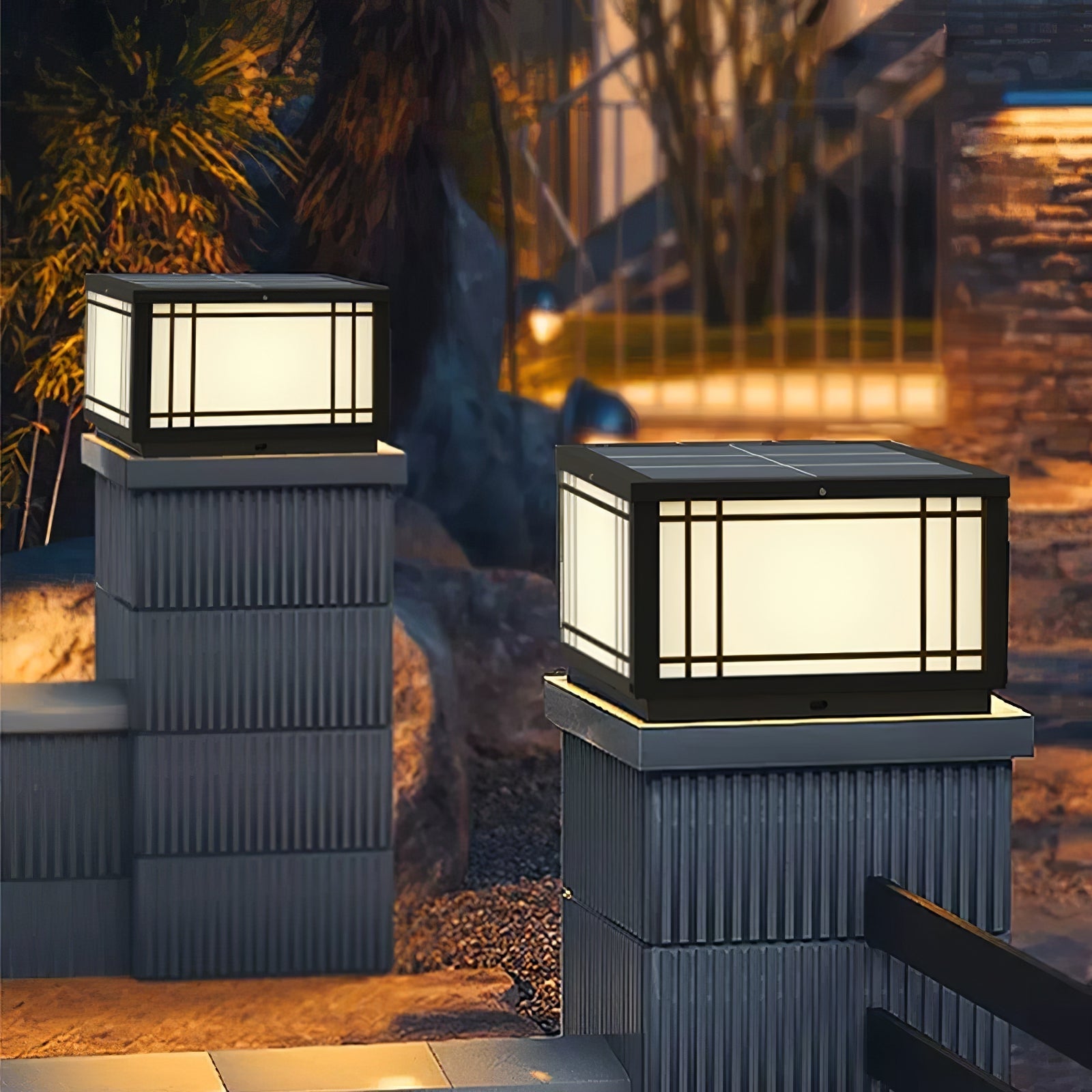 Harrison Classic Premium Solar Cube Outdoor Lamp - Letslighting