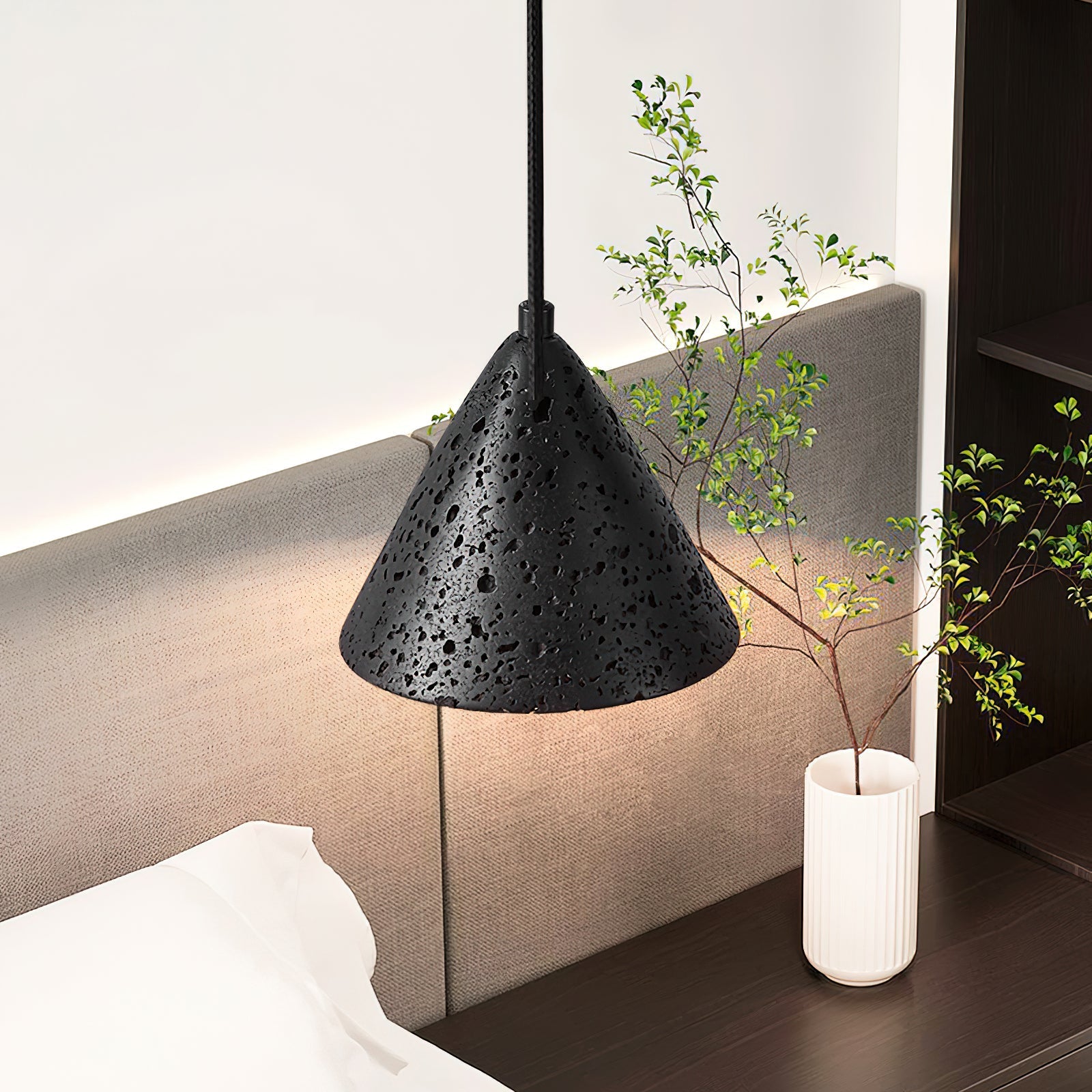 Ritta Travertine Dome Pendant Light - Letslighting