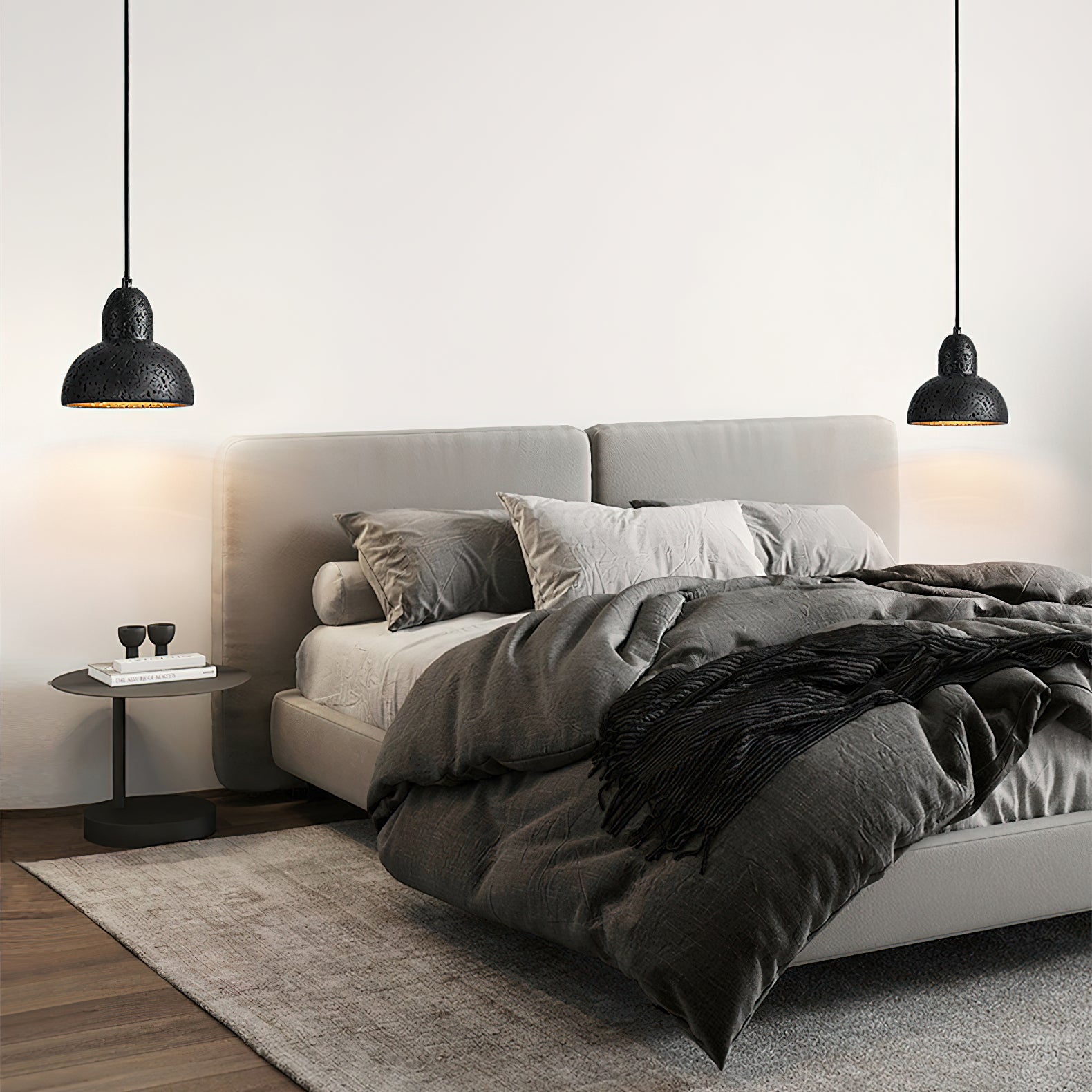 Ritta Travertine Dome Pendant Light - Letslighting