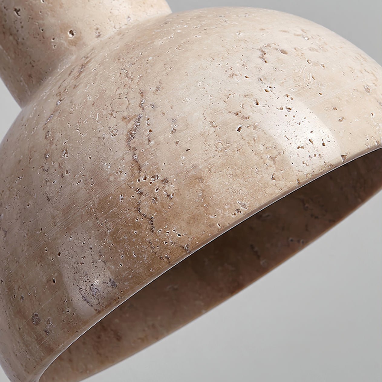 Ritta Travertine Dome Pendant Light - Letslighting