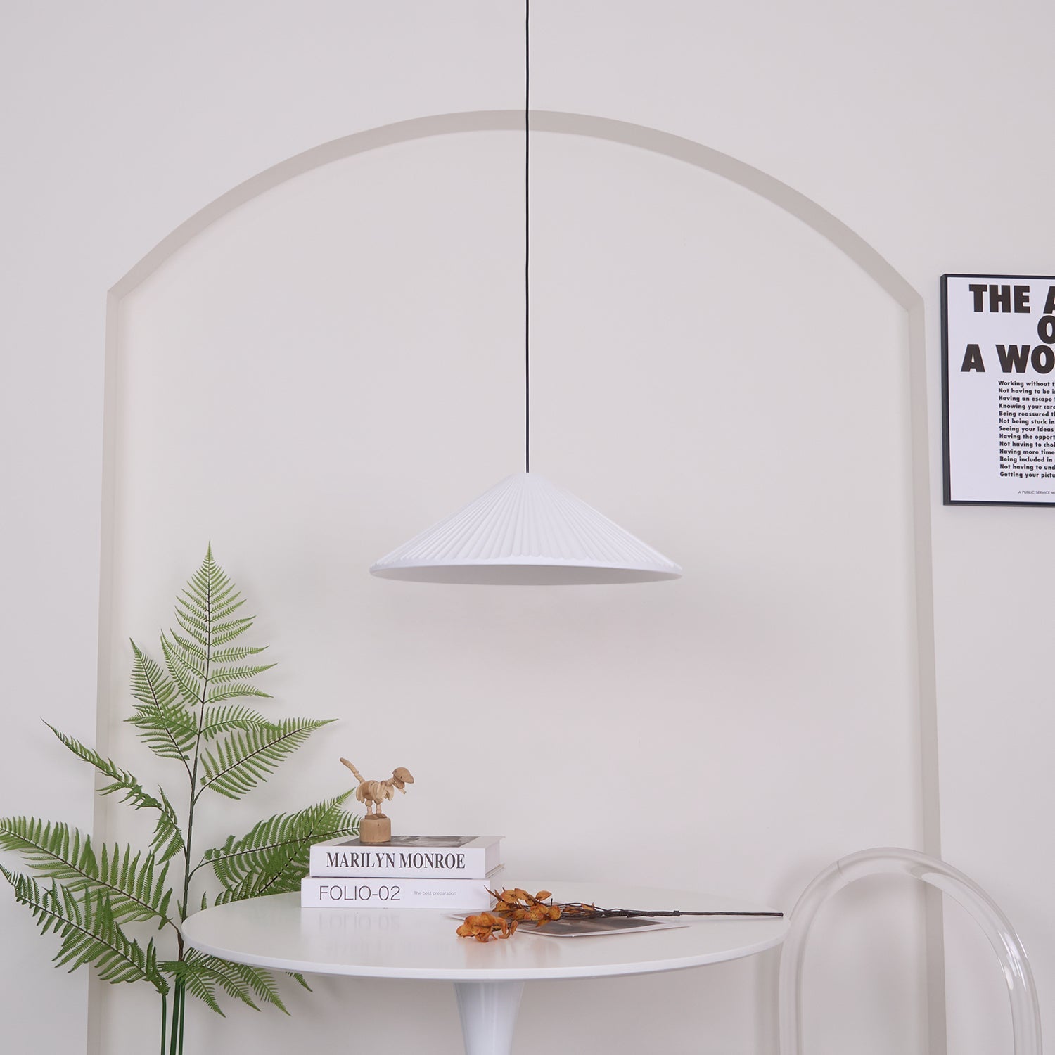 Cone Hat Resin Pendant Lamp - Letslighting