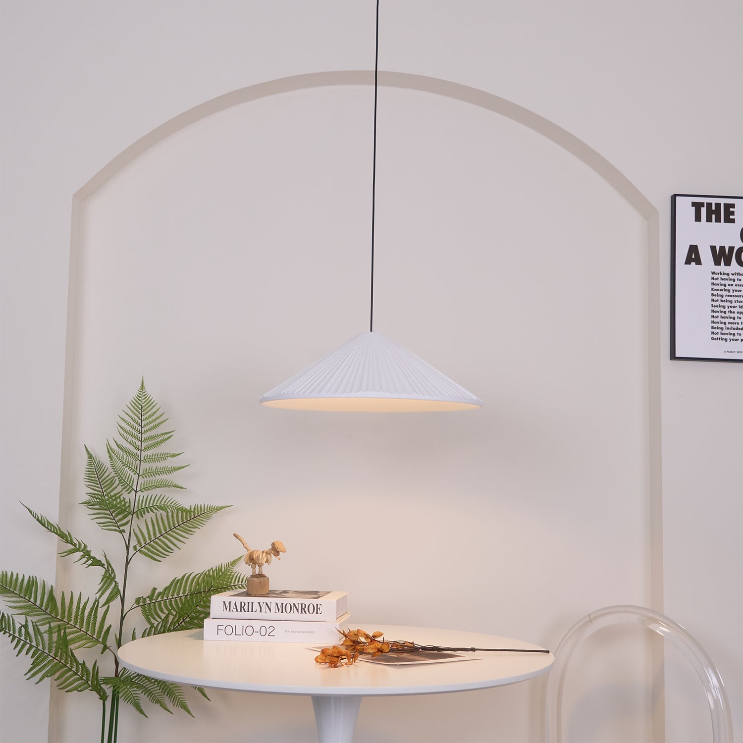 Cone Hat Resin Pendant Lamp - Letslighting