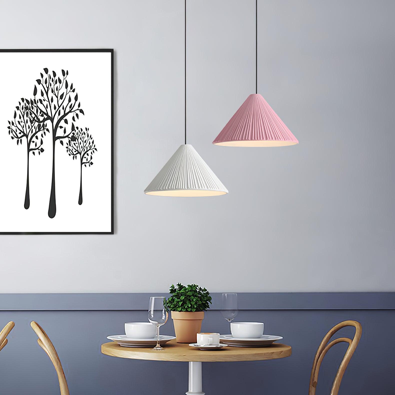 Cone Hat Resin Pendant Lamp - Letslighting