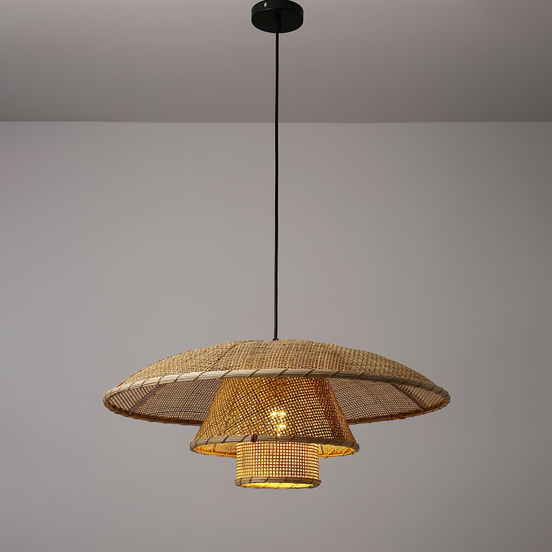 Orvellace Rattan Vintage Pendant Lamp - Letslighting