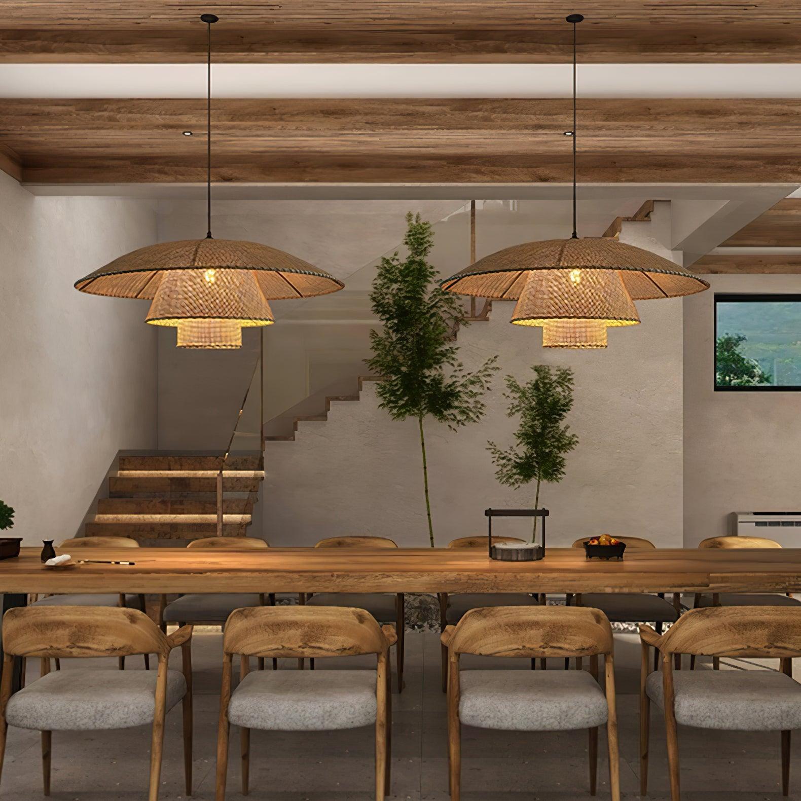 Orvellace Rattan Vintage Pendant Lamp - Letslighting