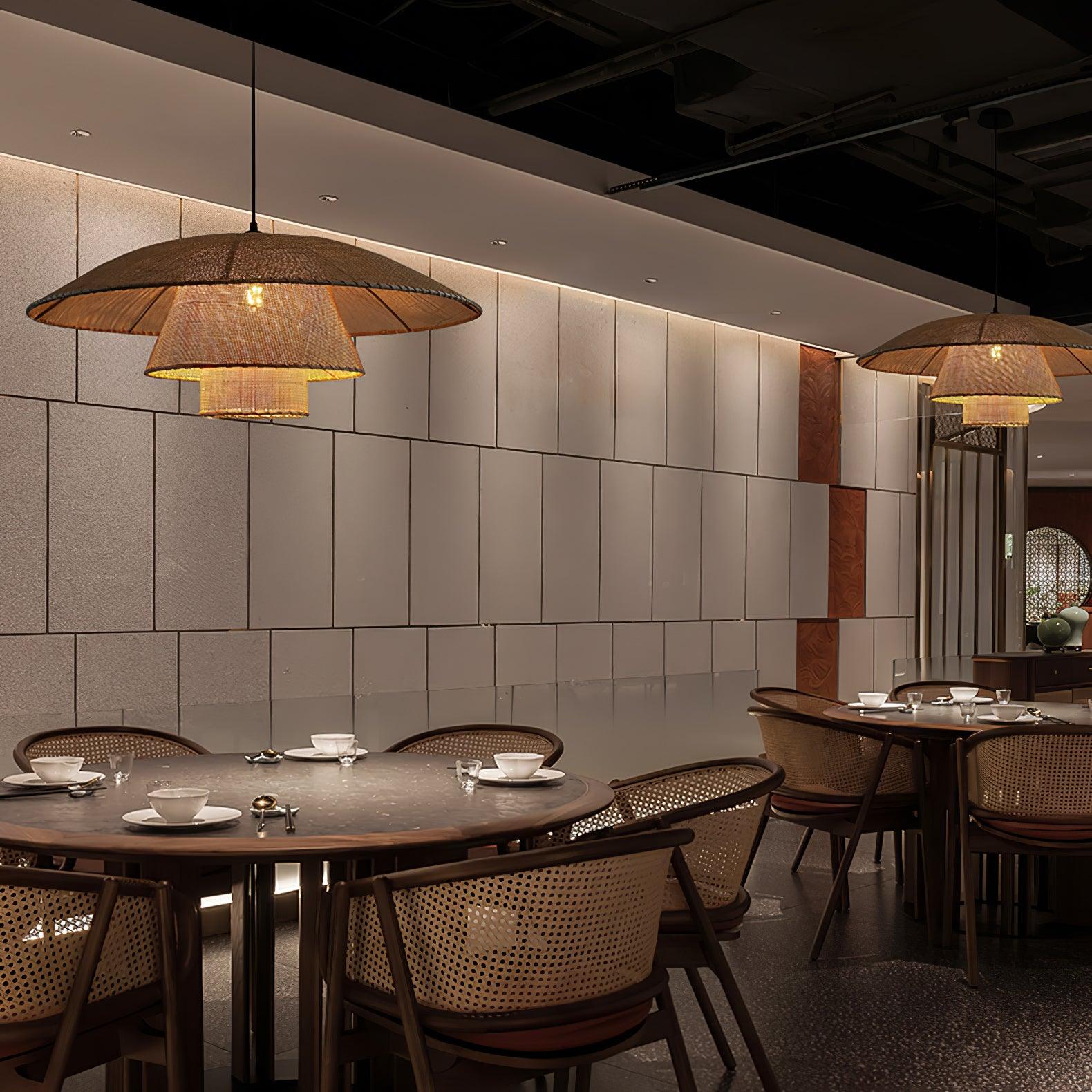 Orvellace Rattan Vintage Pendant Lamp - Letslighting