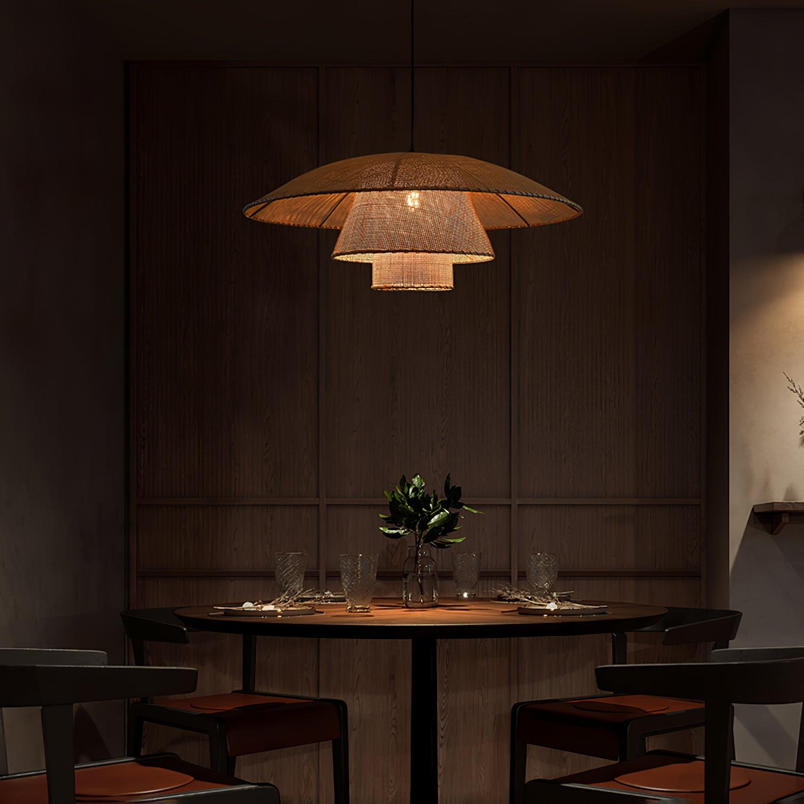 Orvellace Rattan Vintage Pendant Lamp - Letslighting