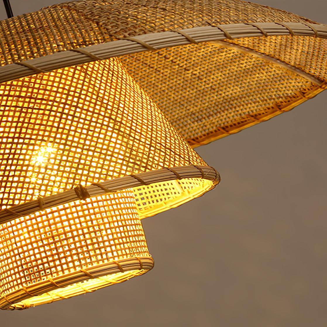 Orvellace Rattan Vintage Pendant Lamp - Letslighting