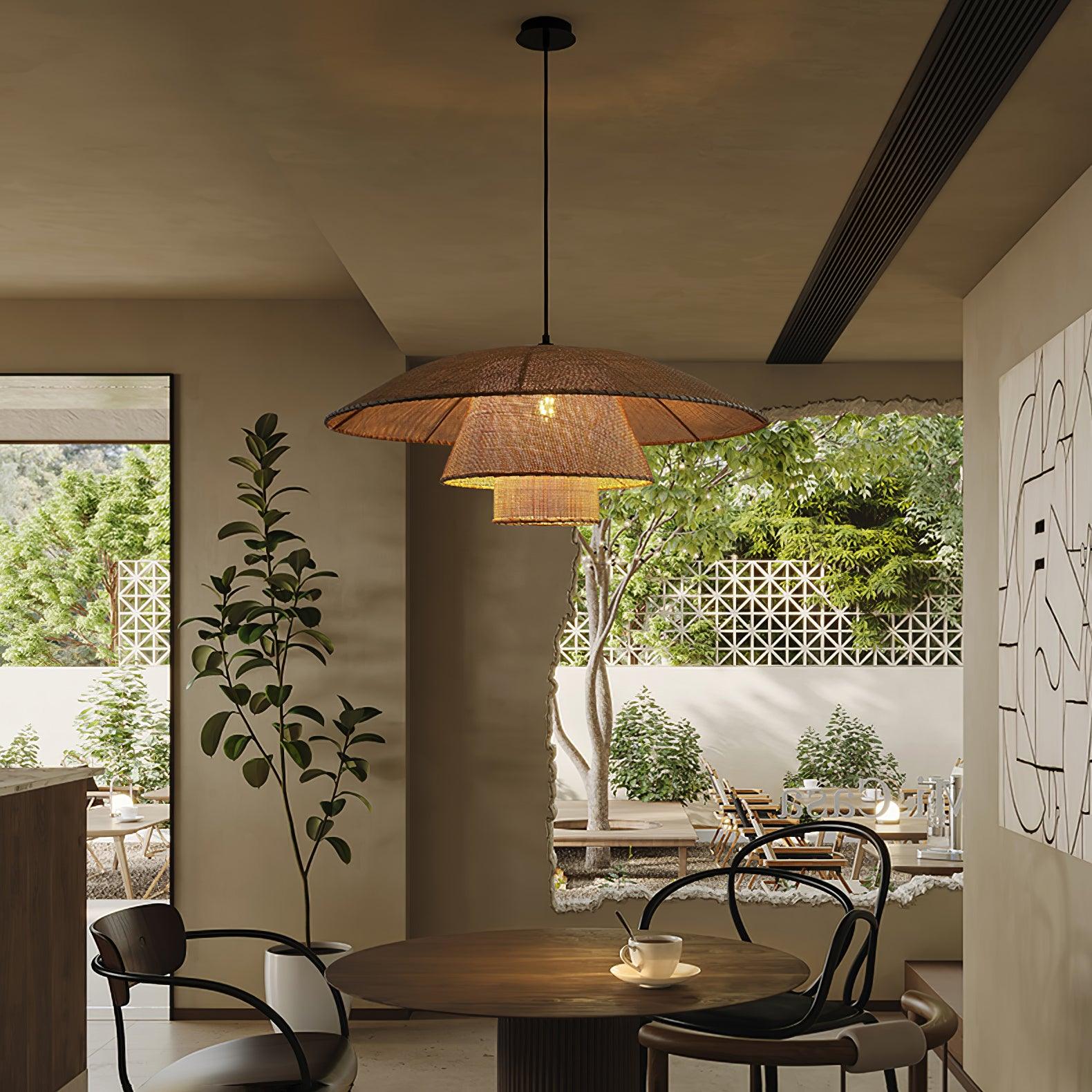 Orvellace Rattan Vintage Pendant Lamp - Letslighting