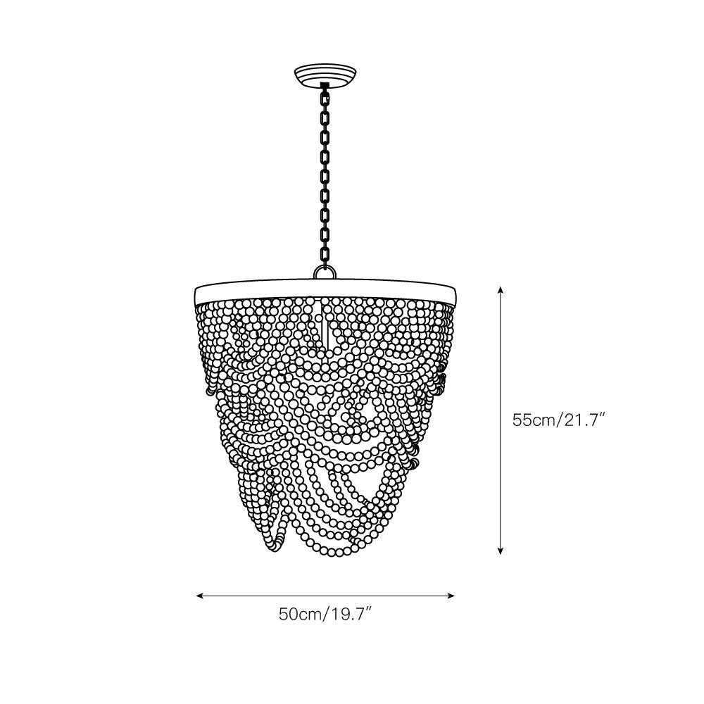 Alshaila Postmodern Luxury Wooden Chandelier - Letslighting