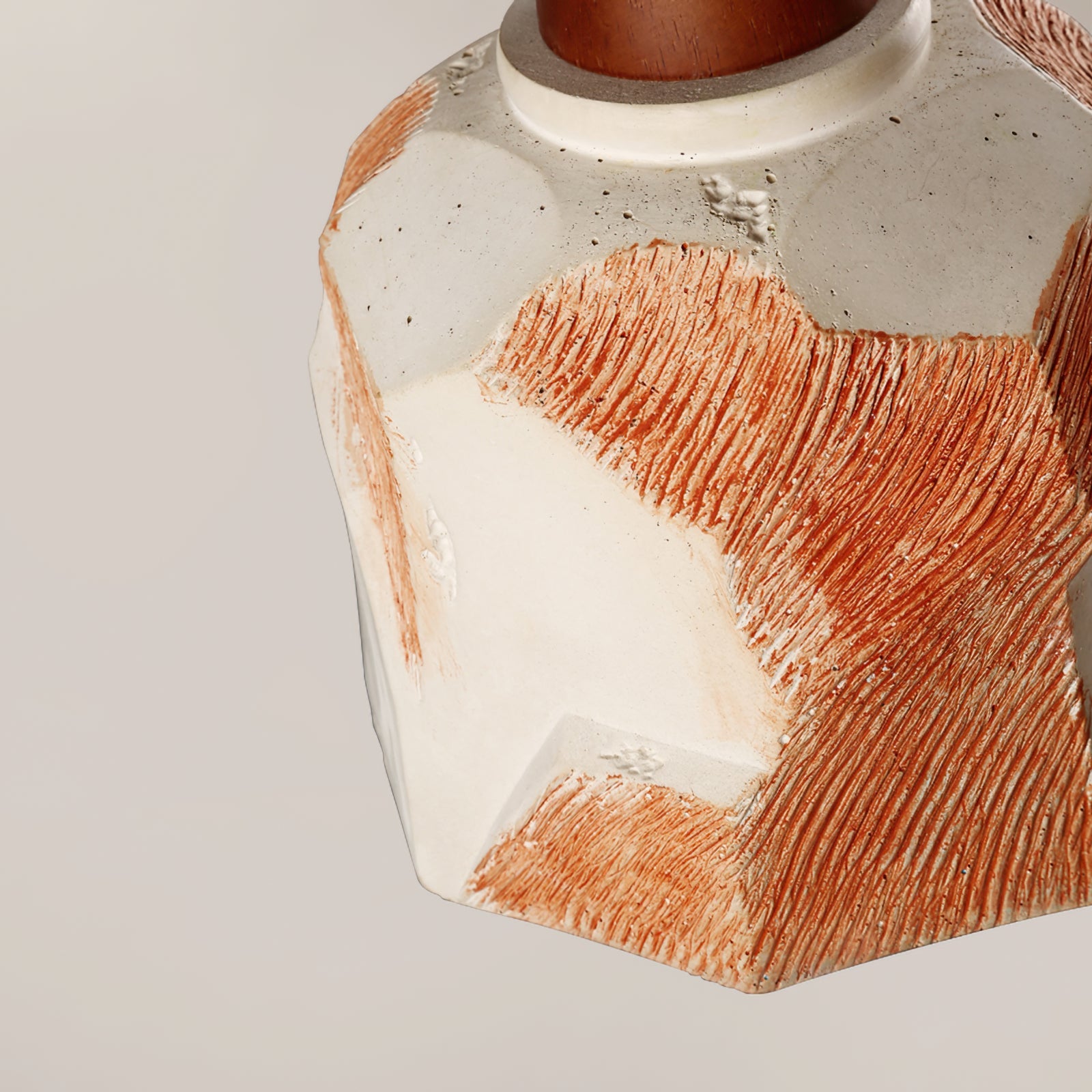 Havre Textured Wood Natural Pendant Lamp - Letslighting