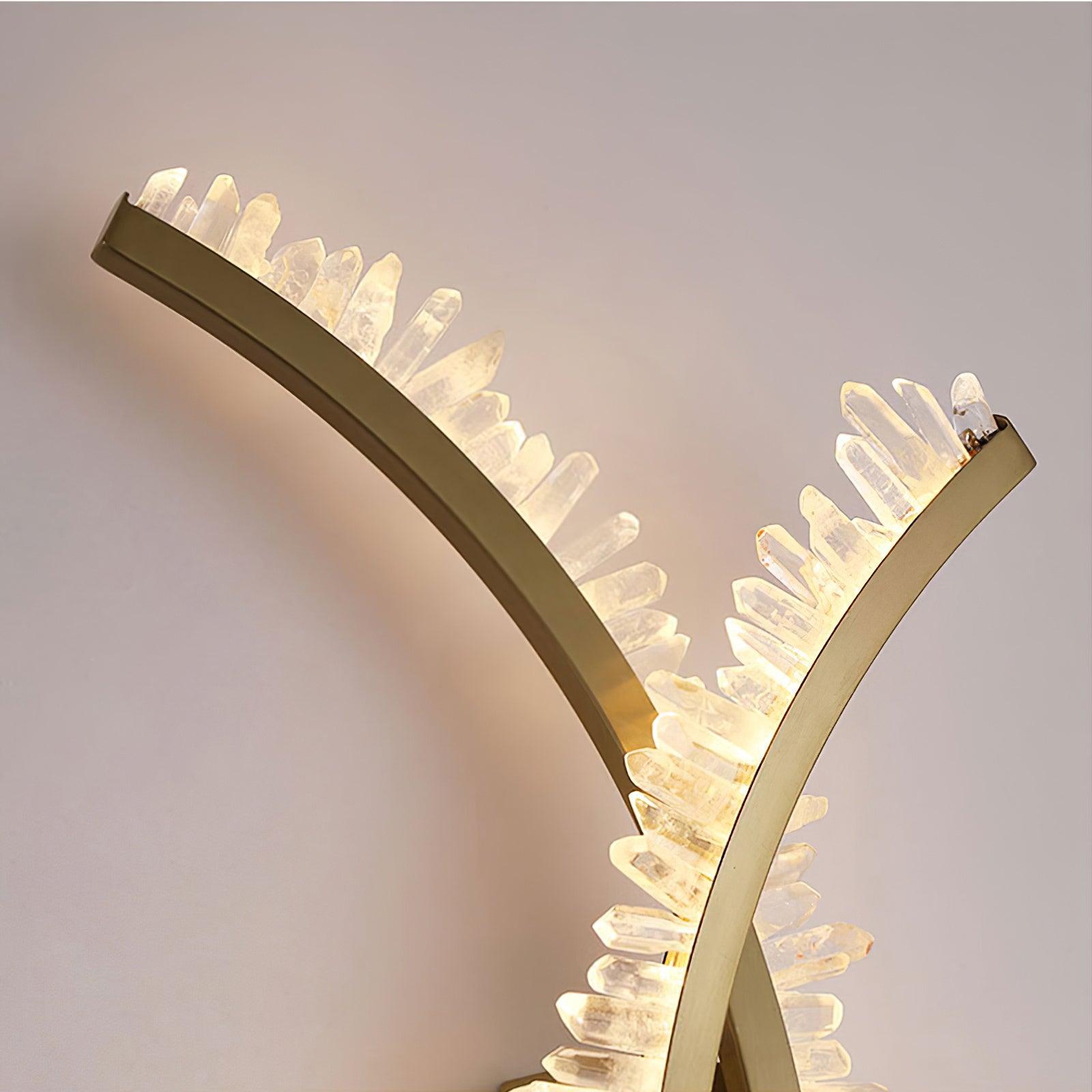 Prairie Premium Nordic Art Crystal Wall Light - Letslighting