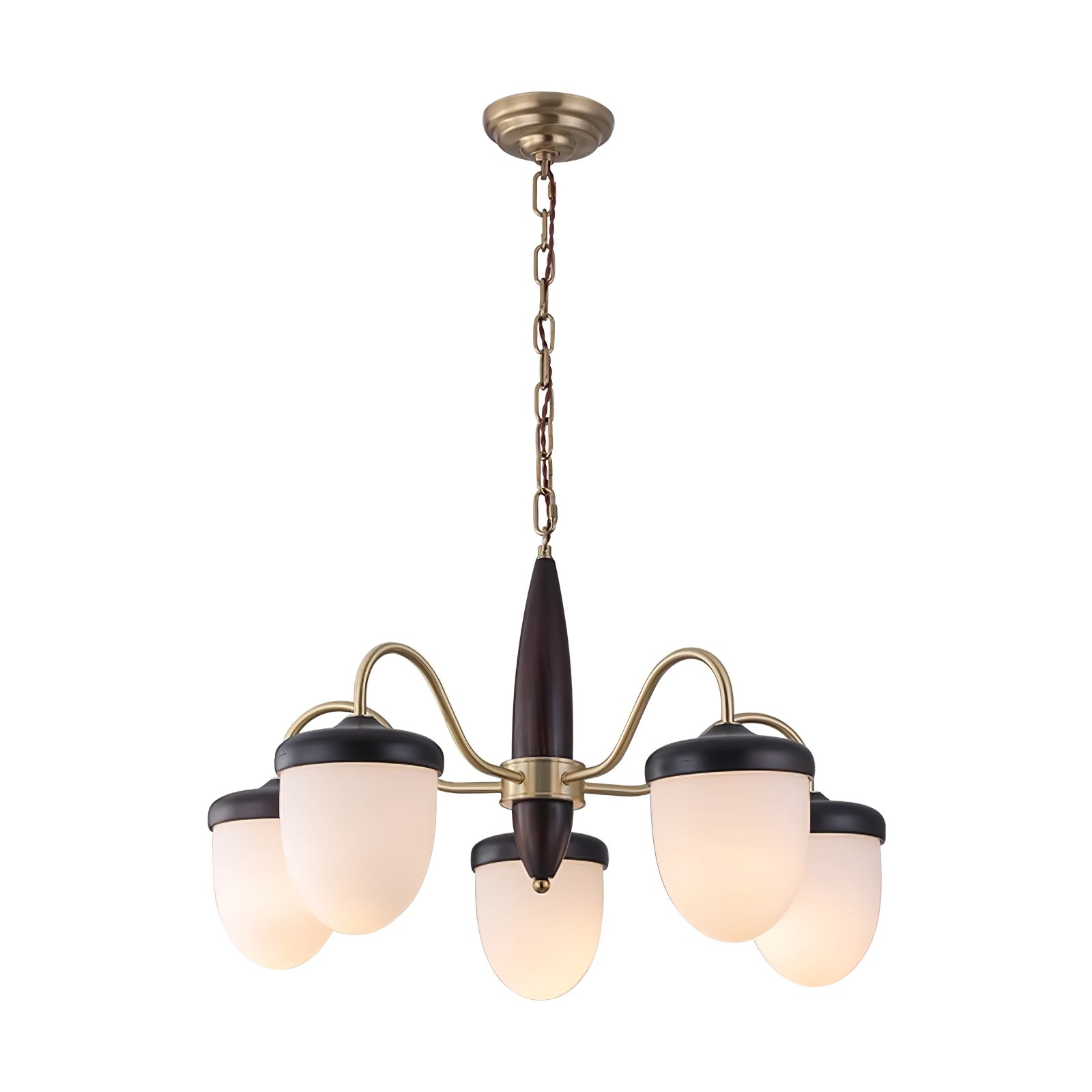 Aurora Chandelier Capsule Arm Rustic - Letslighting
