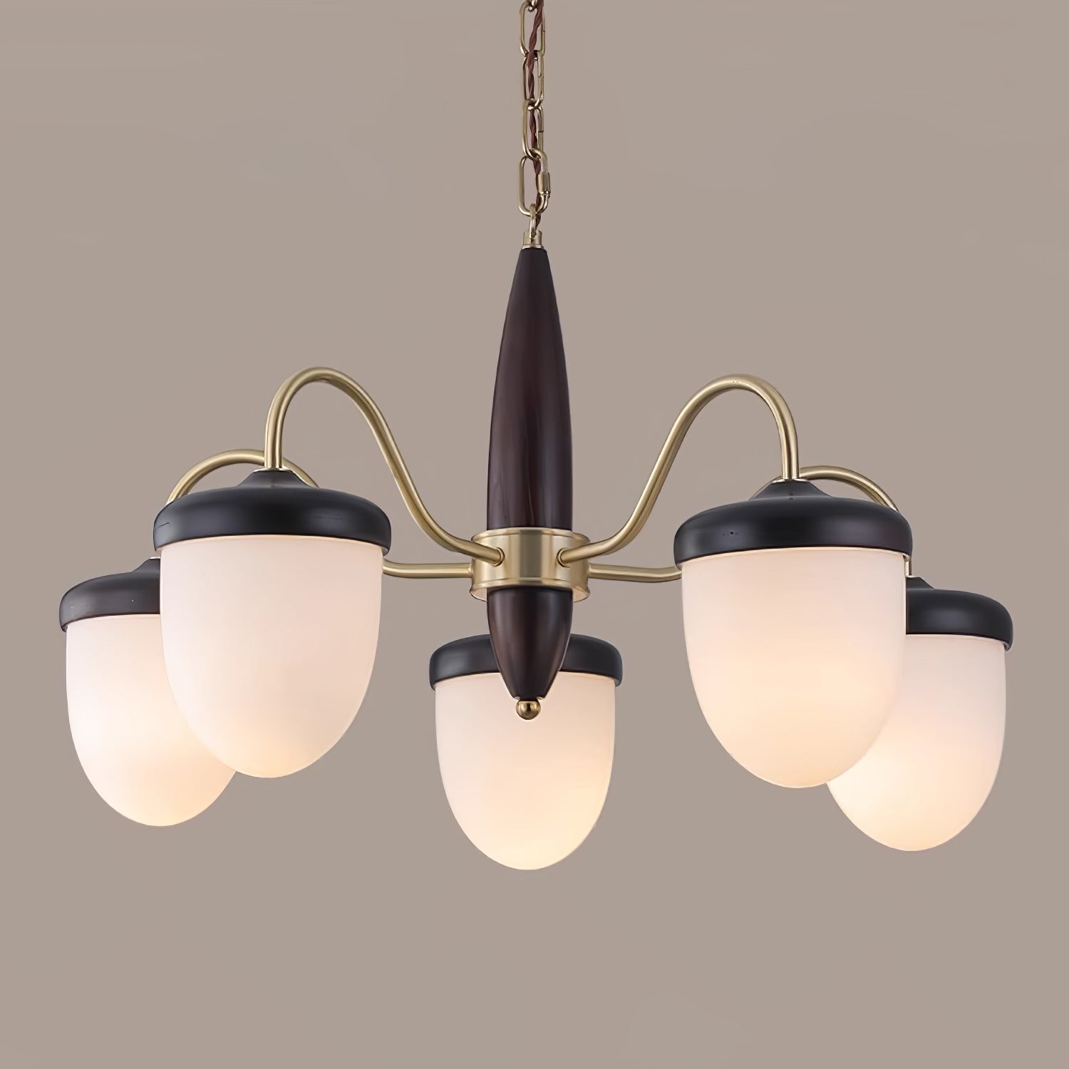 Aurora Chandelier Capsule Arm Rustic - Letslighting