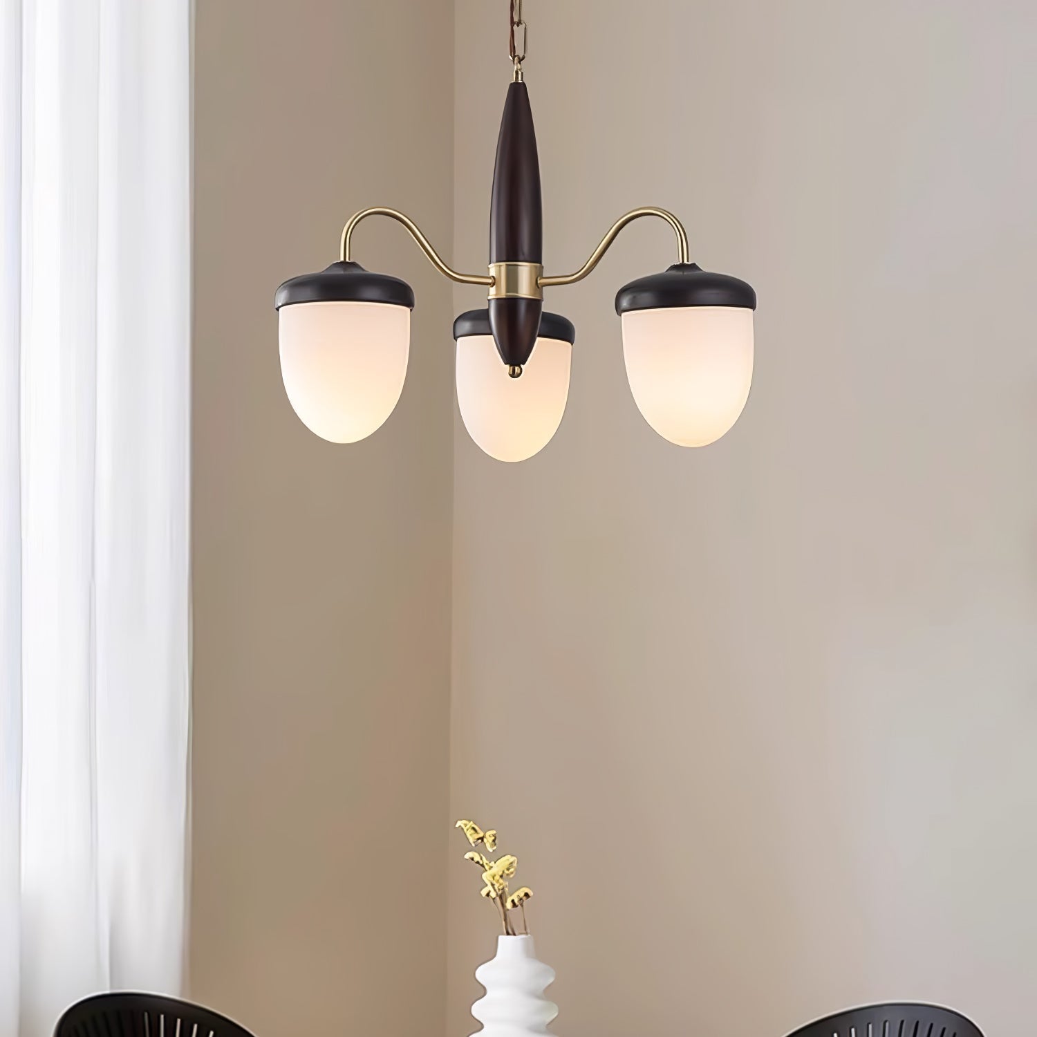 Aurora Chandelier Capsule Arm Rustic - Letslighting