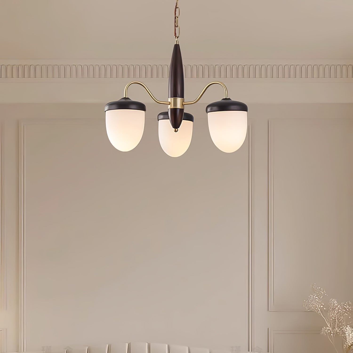 Aurora Chandelier Capsule Arm Rustic - Letslighting