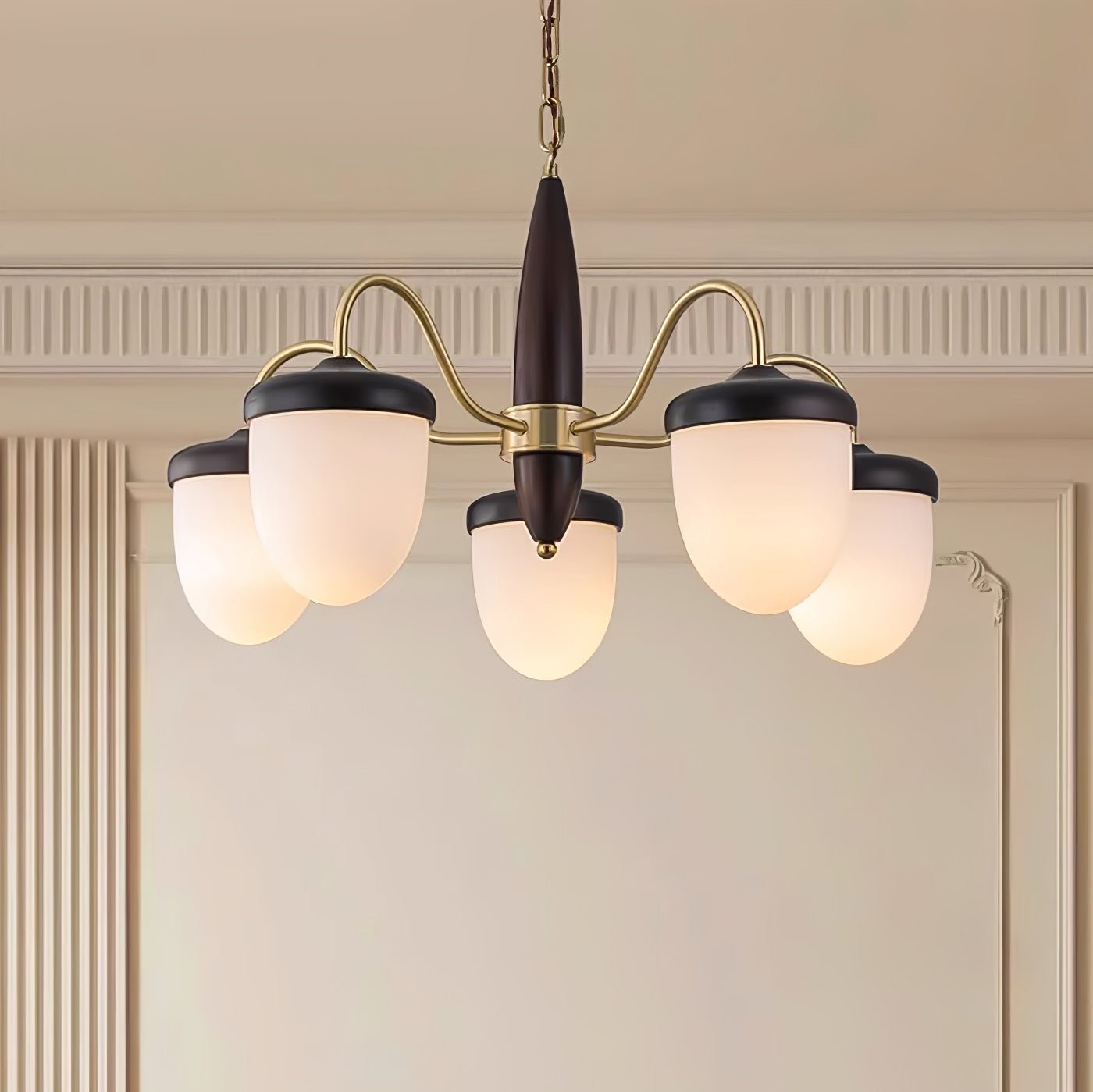 Aurora Chandelier Capsule Arm Rustic - Letslighting