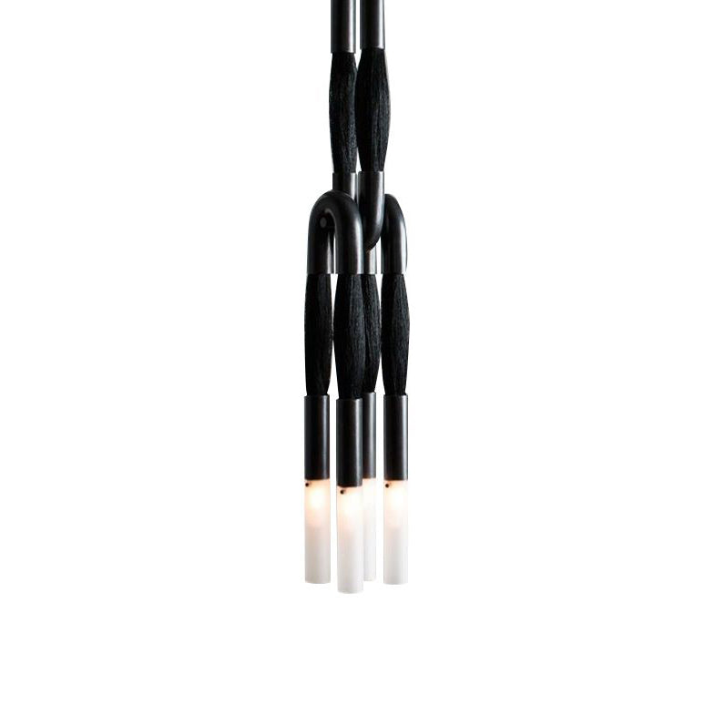 Cacarir Traditional Art Black Acrylic Pendant Lamp - Letslighting