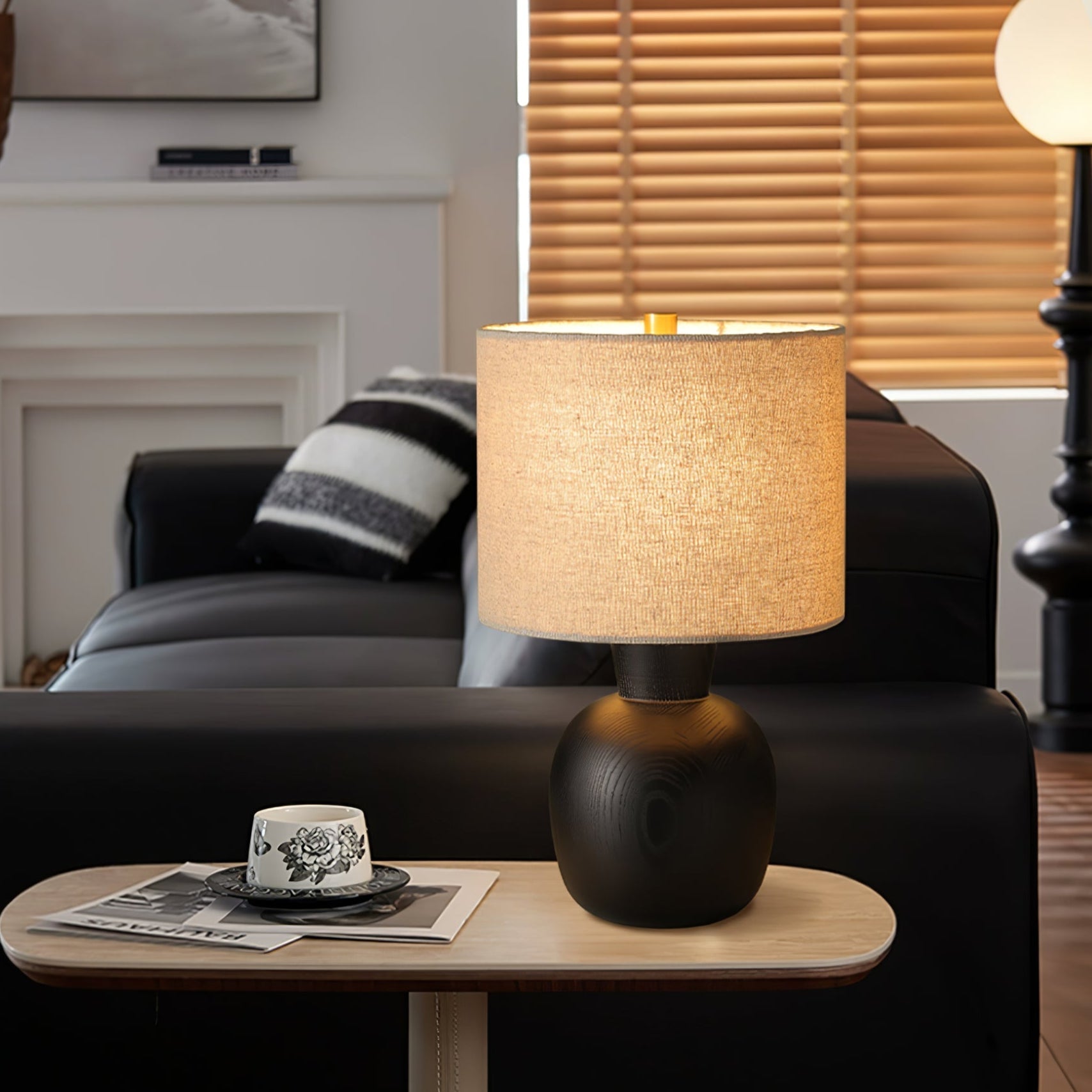 Joan Minimalist Wood Table Lamp - Letslighting