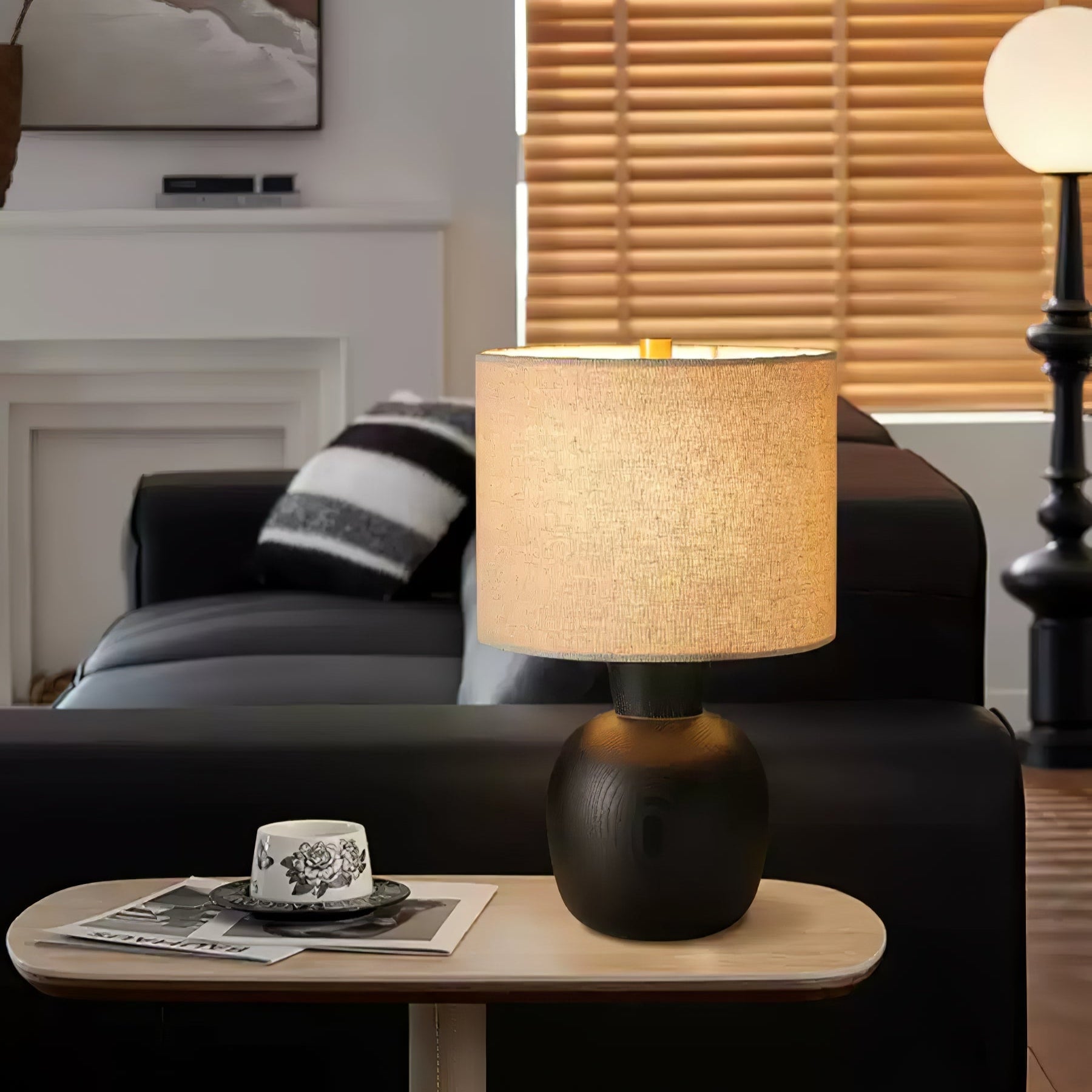 Joan Minimalist Wood Table Lamp - Letslighting