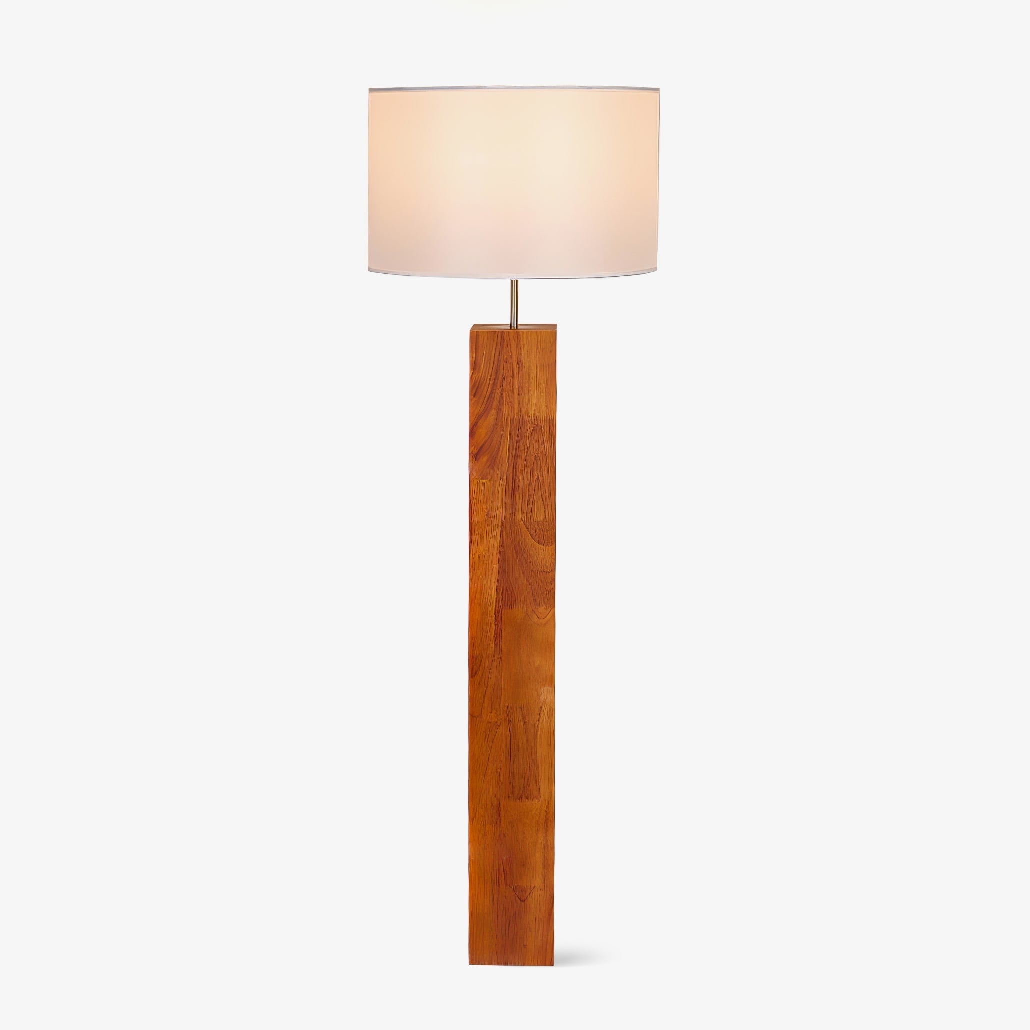 Timberline Fabric & Wood Floor Lamp - Letslighting