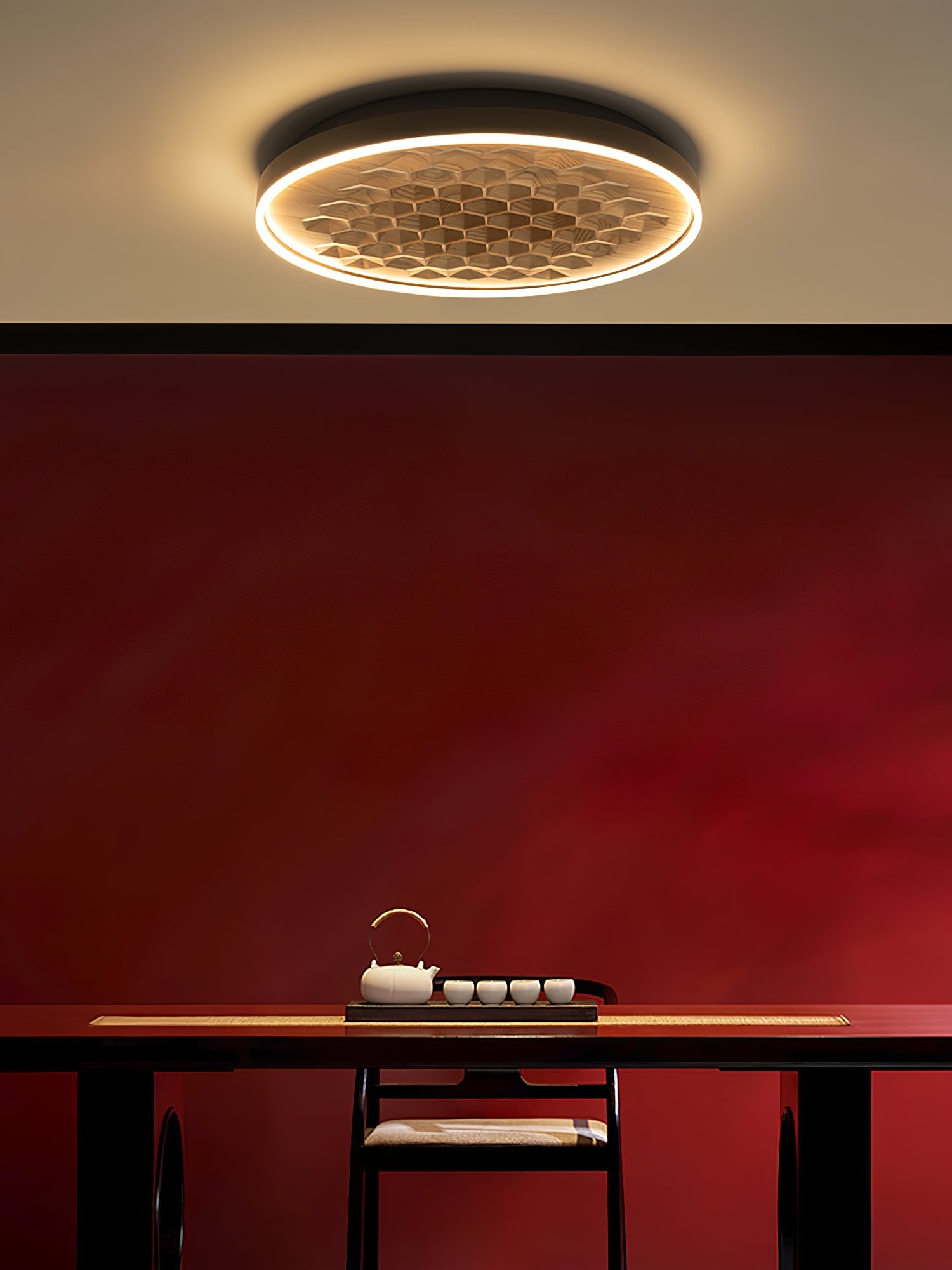 Cevynira Textured Bronze Flush Mount - Letslighting