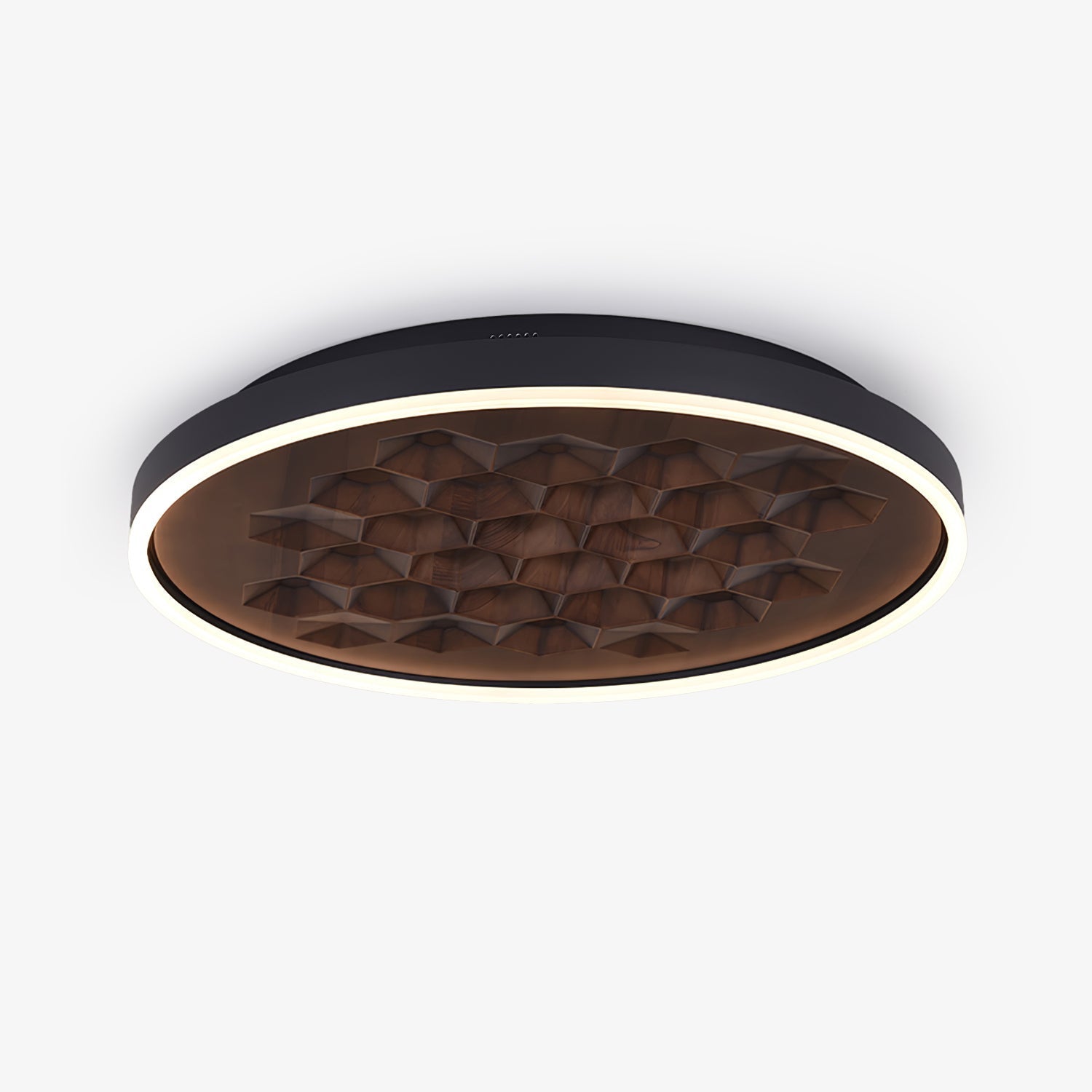 Cevynira Textured Bronze Flush Mount - Letslighting