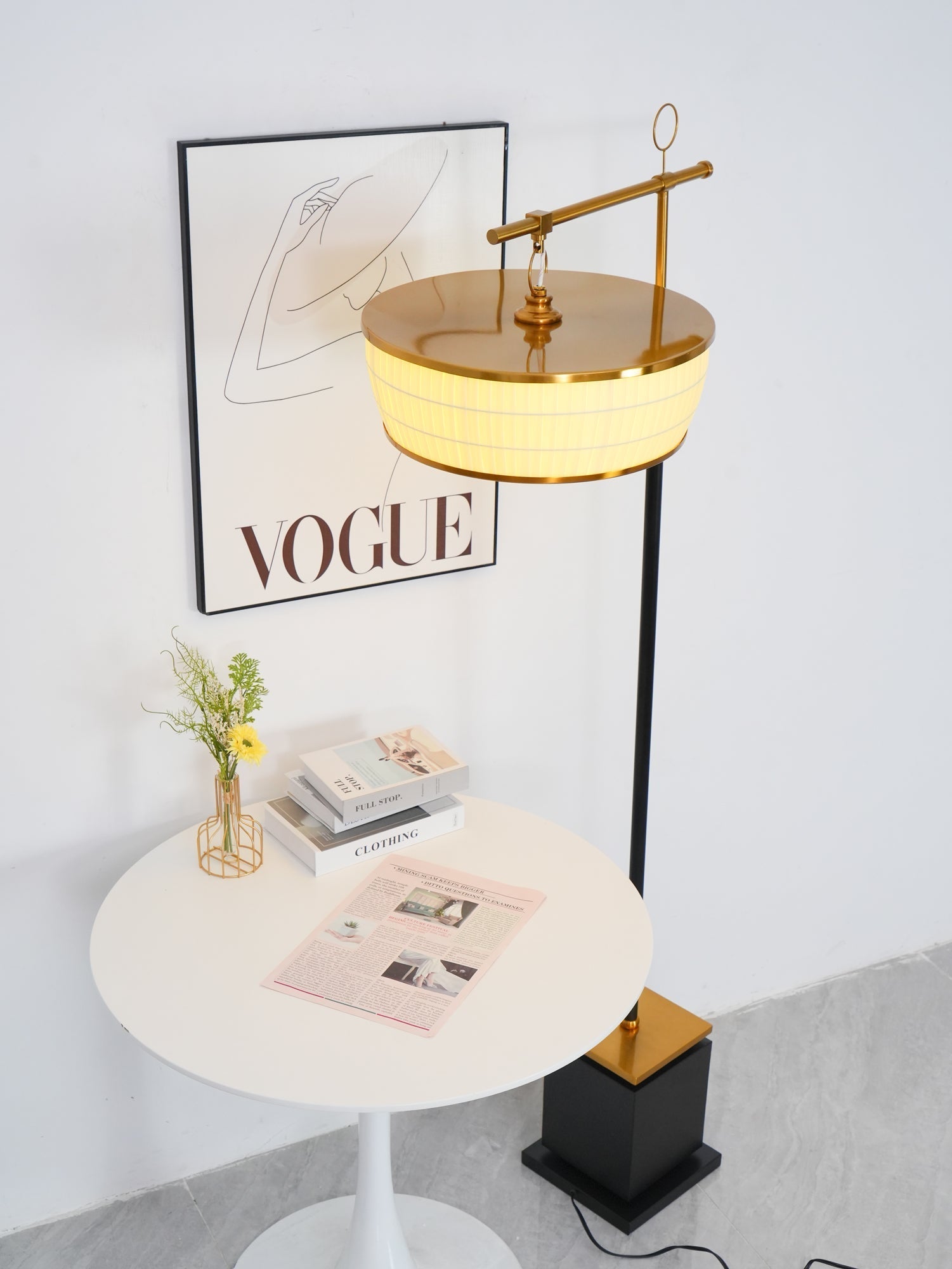 Kenneth Modern Fabric Floor Lamp - Letslighting