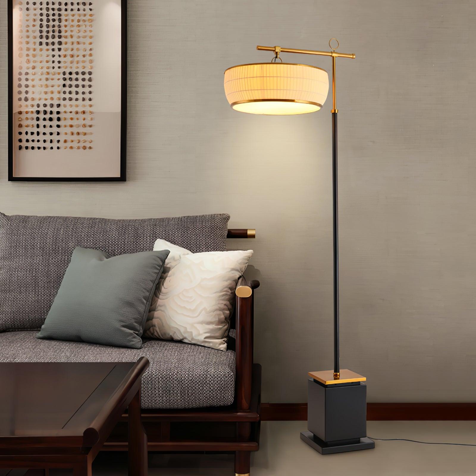 Kenneth Modern Fabric Floor Lamp - Letslighting