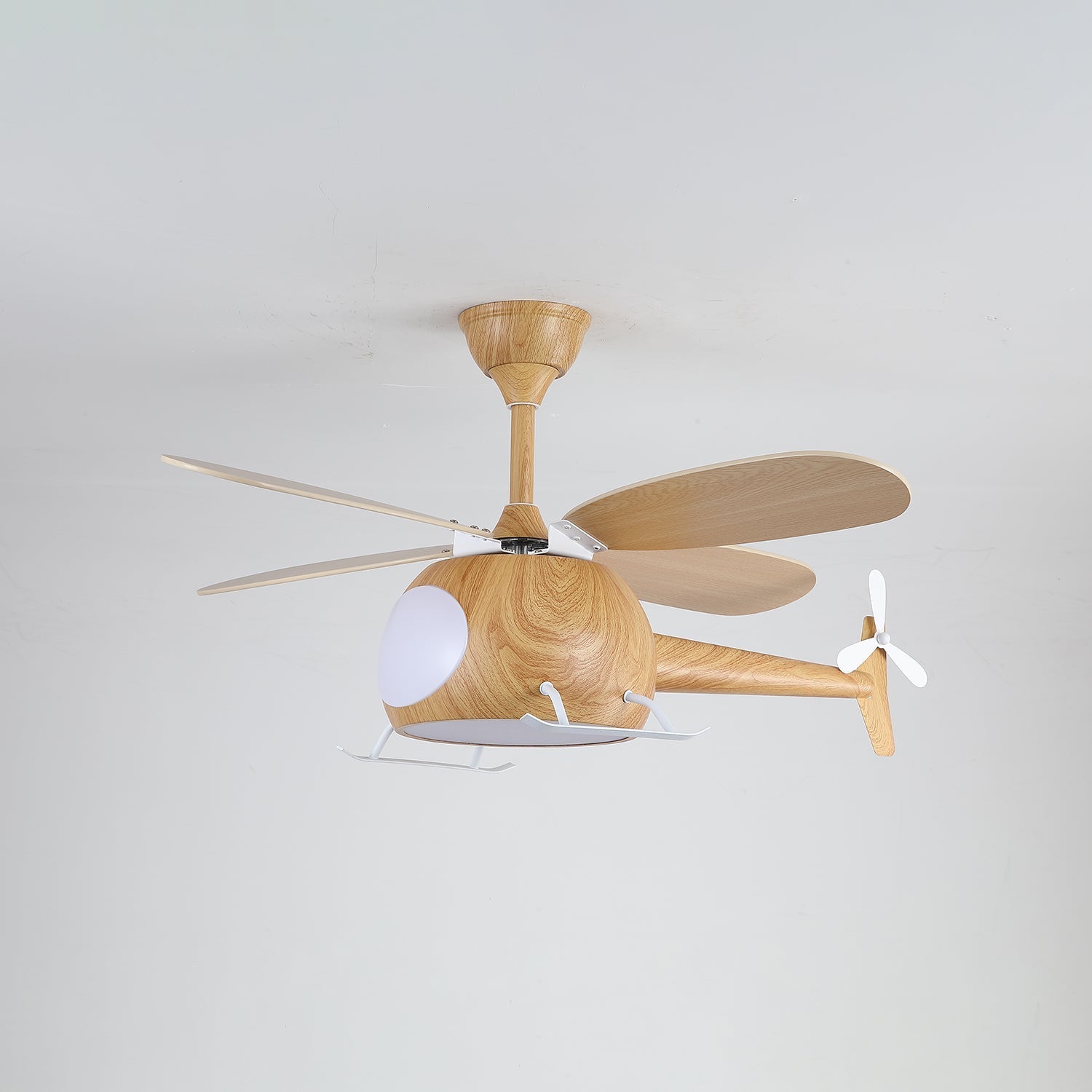 Aviara Modern Wood Ceiling Fan Light - Letslighting