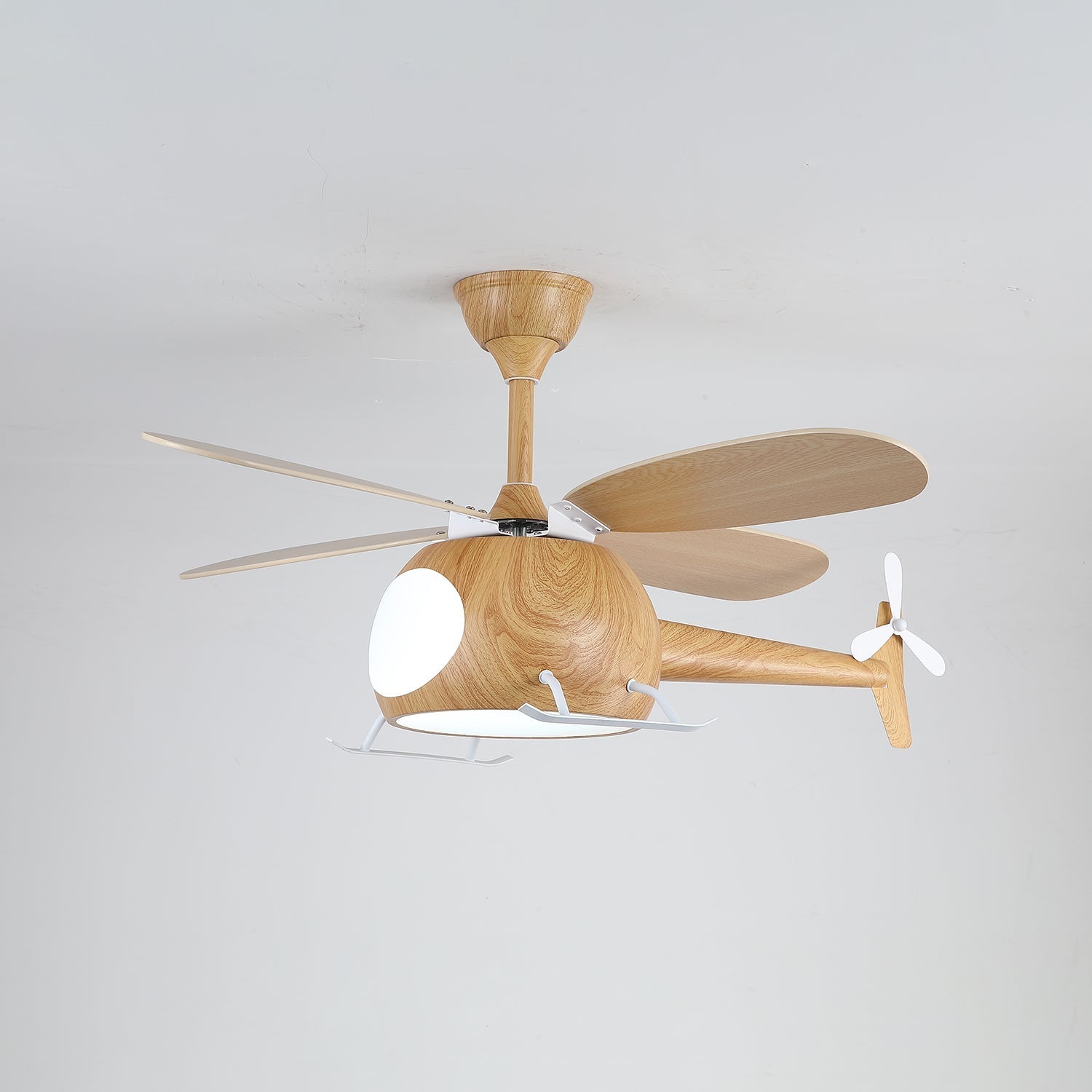 Aviara Modern Wood Ceiling Fan Light - Letslighting