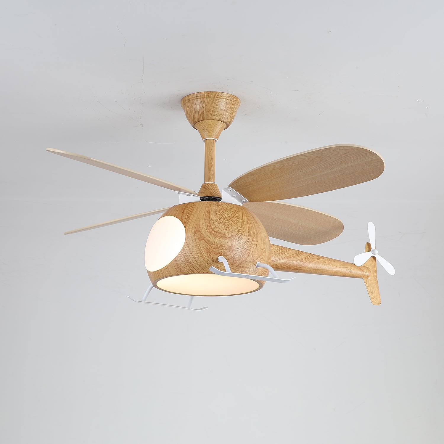 Aviara Modern Wood Ceiling Fan Light - Letslighting