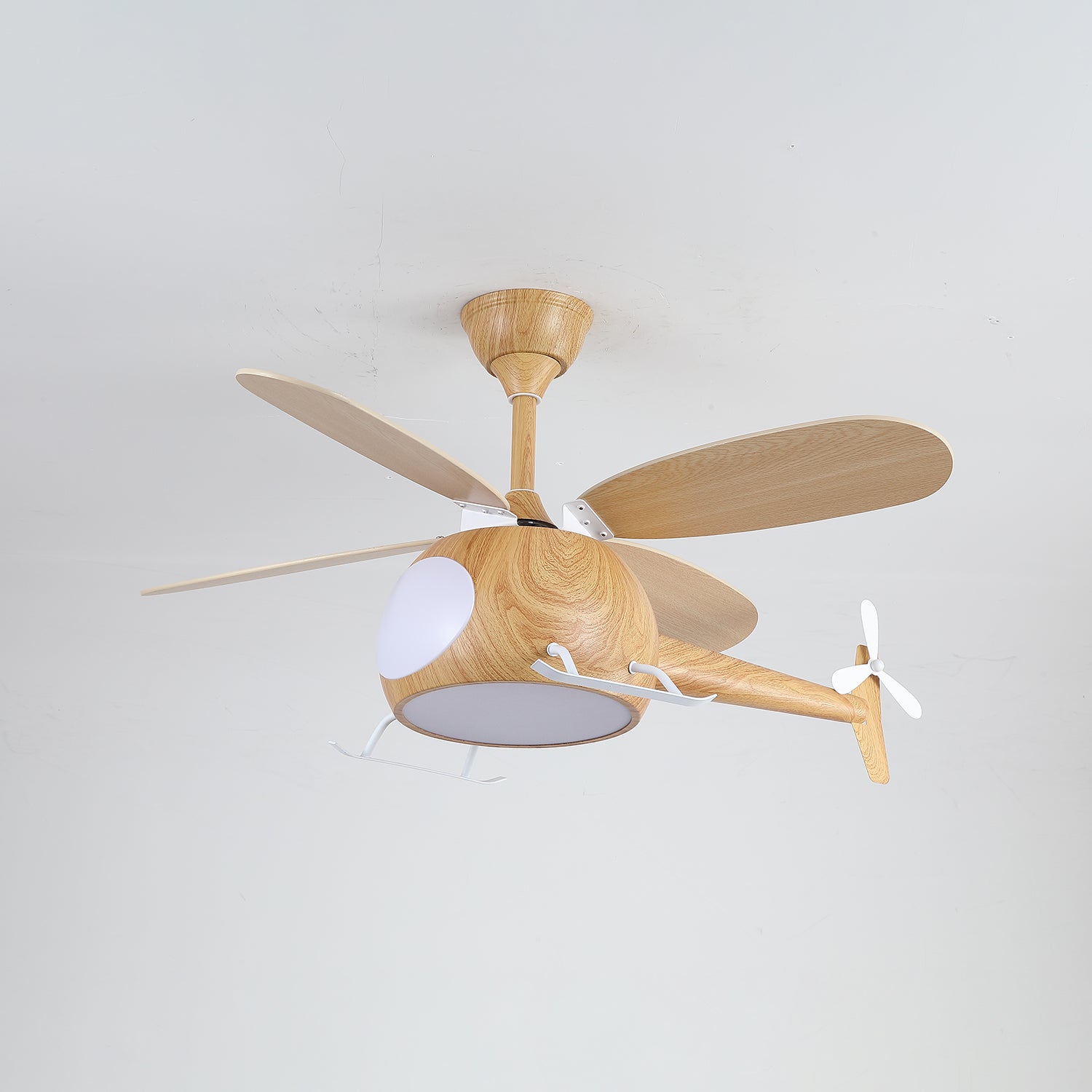 Aviara Modern Wood Ceiling Fan Light - Letslighting