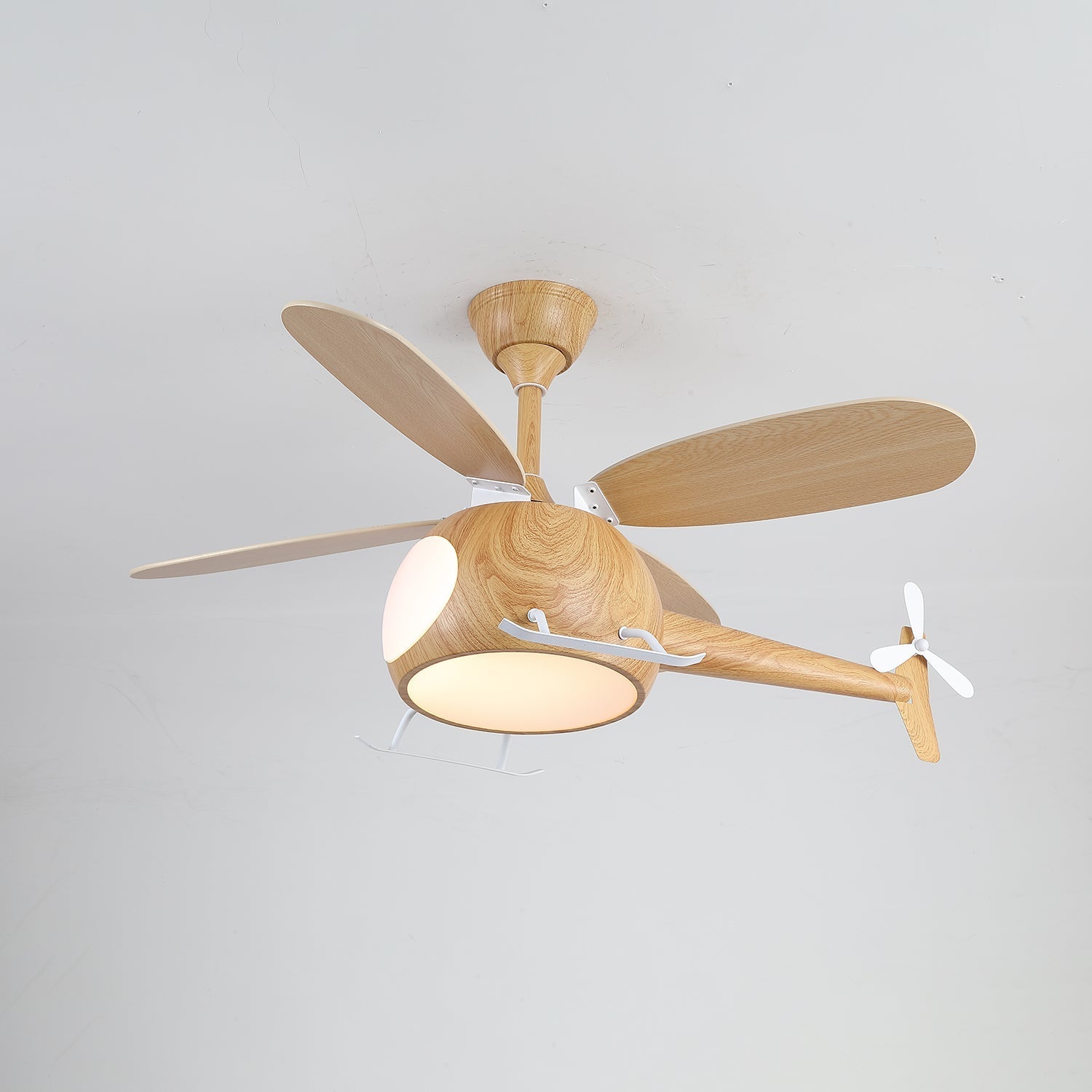 Aviara Modern Wood Ceiling Fan Light - Letslighting