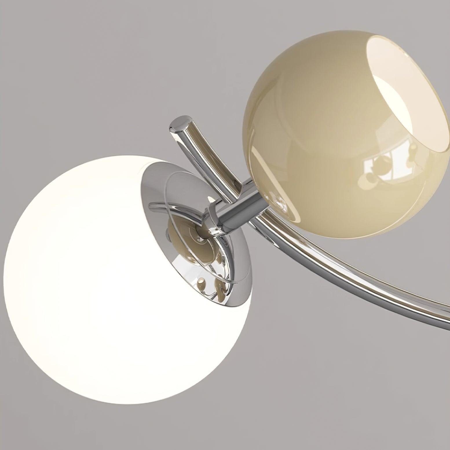 Helio Chandelier Modern Elegance Contrasting Colors - Letslighting