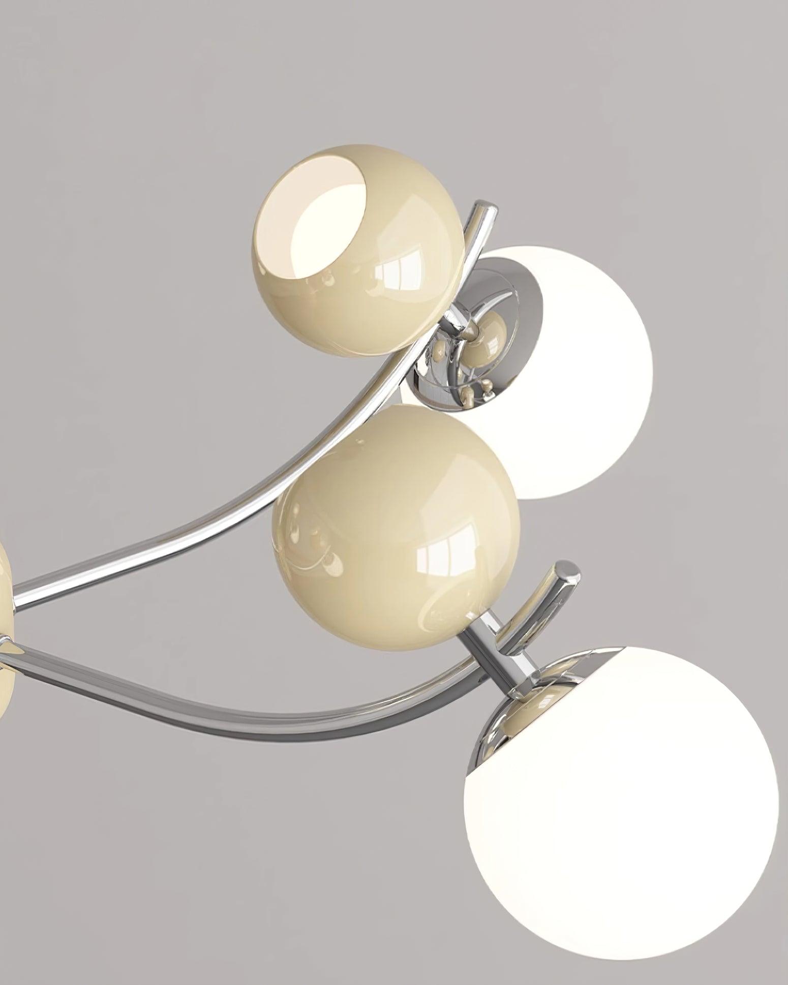Helio Chandelier Modern Elegance Contrasting Colors - Letslighting