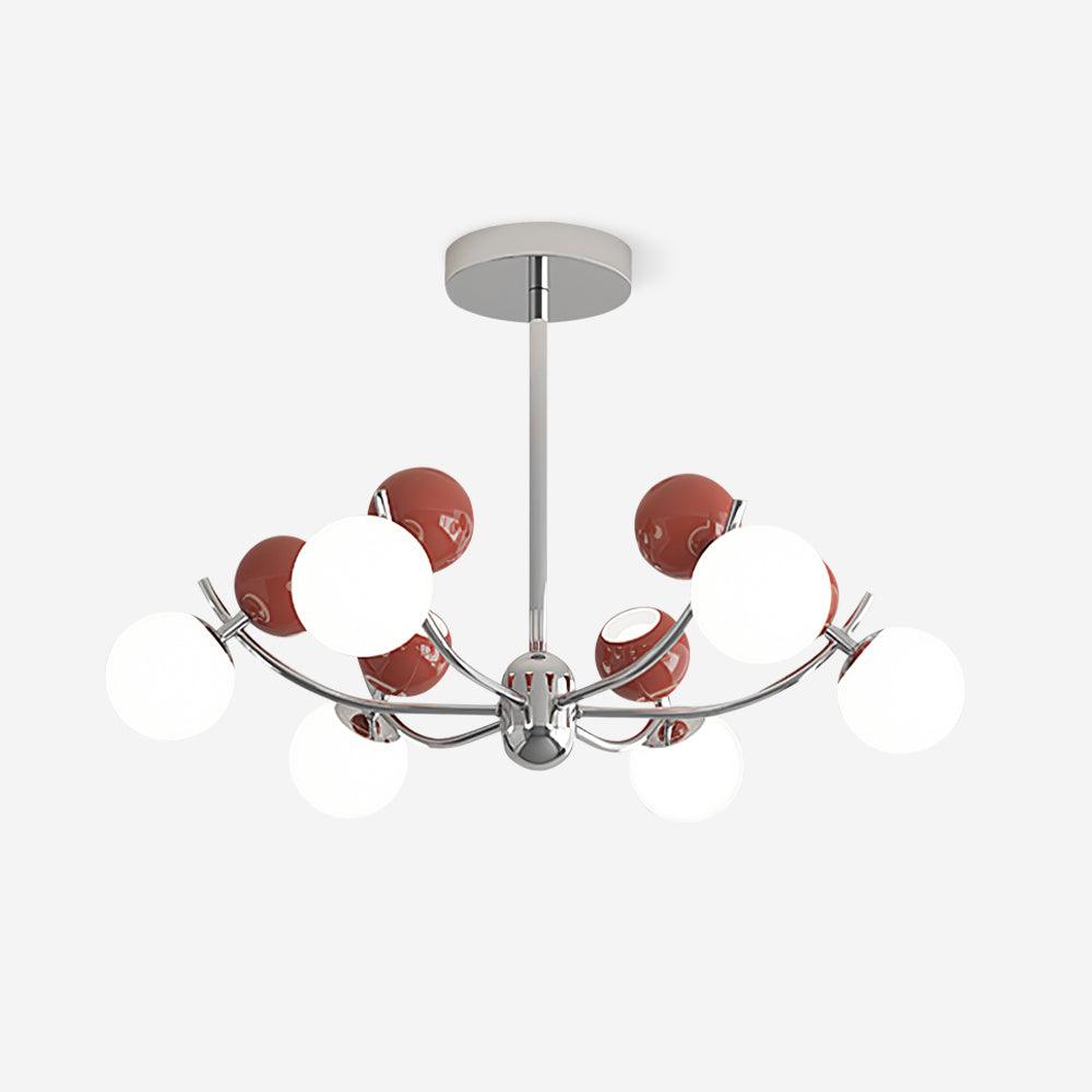 Helio Chandelier Modern Elegance Contrasting Colors - Letslighting
