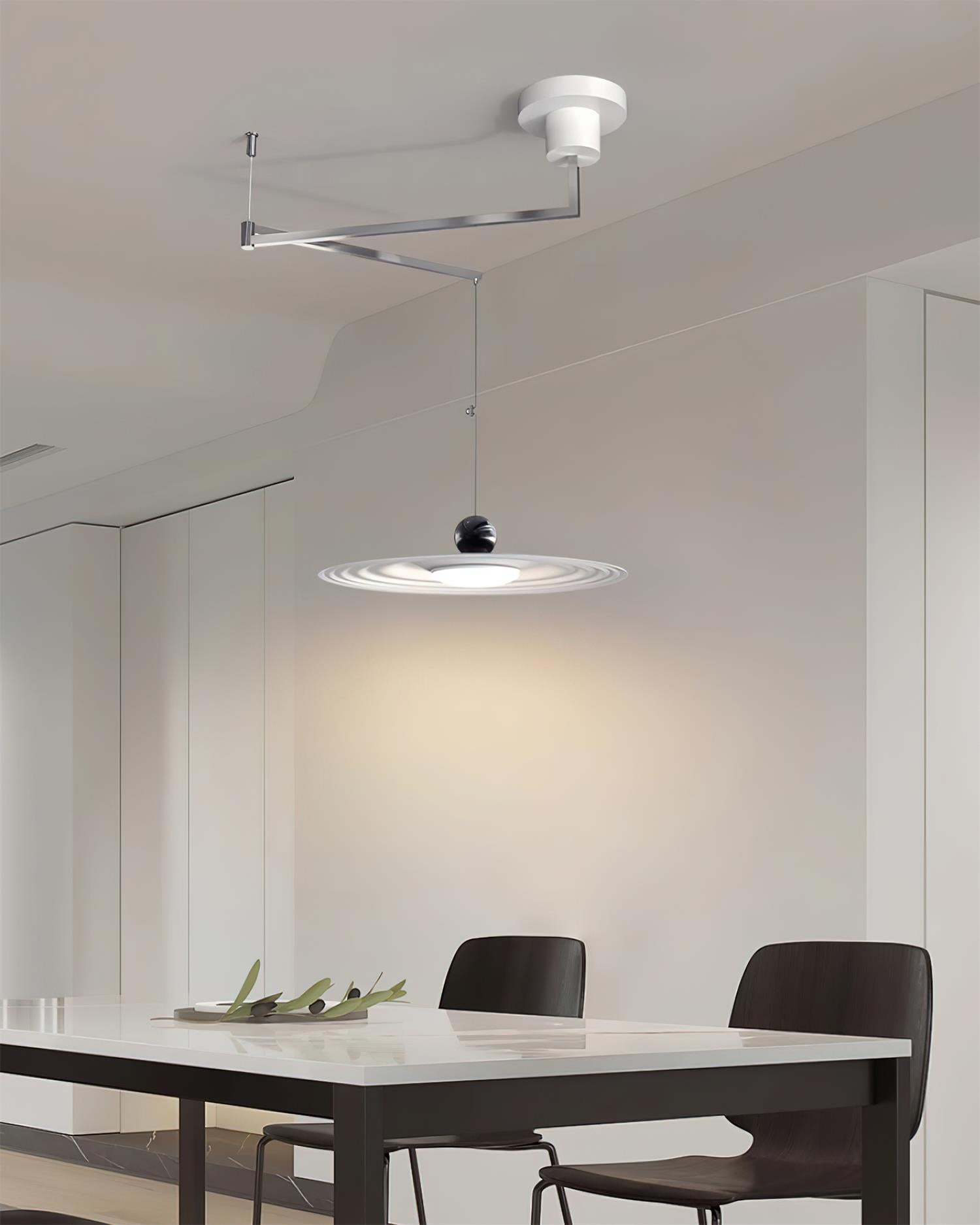 Helios Rocker Pendant Lamp Adjustable Sculptural Minimalist - Letslighting