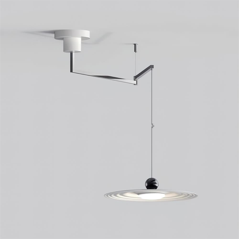 Helios Rocker Pendant Lamp Adjustable Sculptural Minimalist - Letslighting