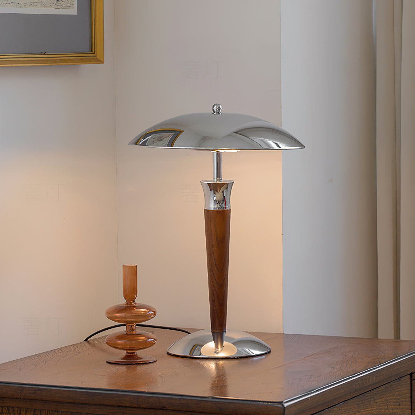 Vizoril Retro Chrome Floor Lamp - Letslighting