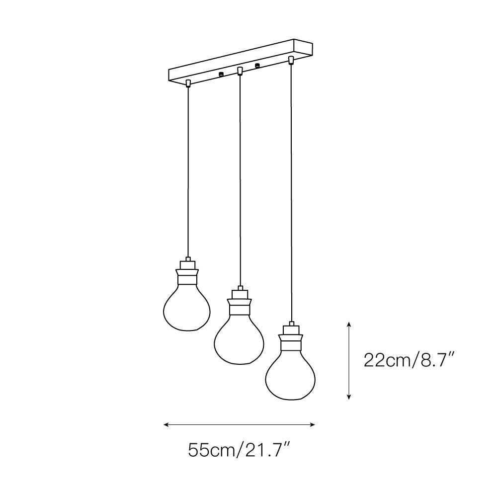 Votheor Modern Minimalist Unique Rope Glass Pendant Lamp - Letslighting