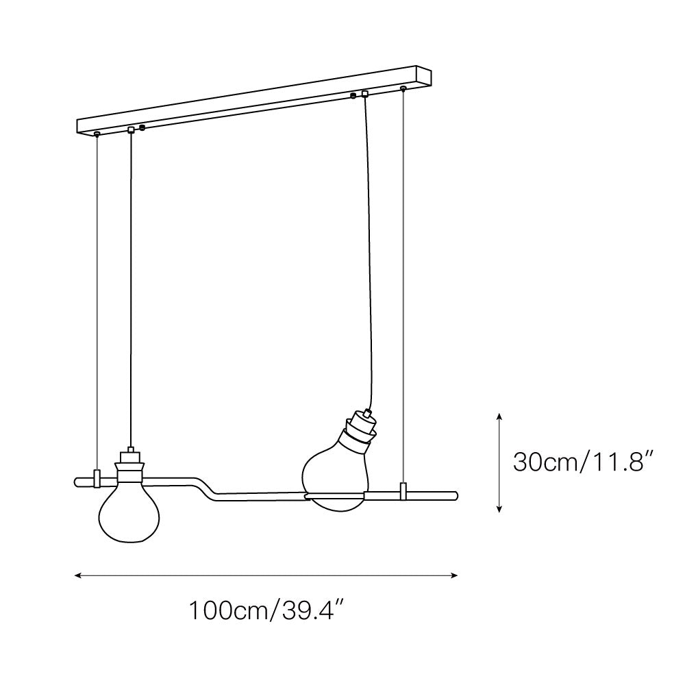Votheor Modern Minimalist Unique Rope Glass Pendant Lamp - Letslighting