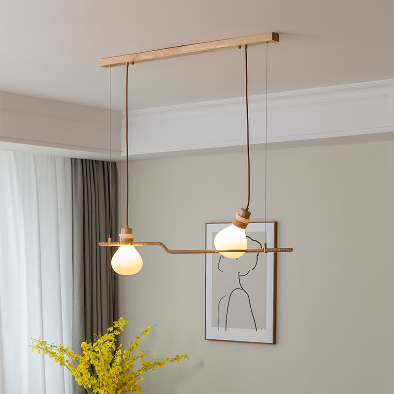 Votheor Modern Minimalist Unique Rope Glass Pendant Lamp - Letslighting