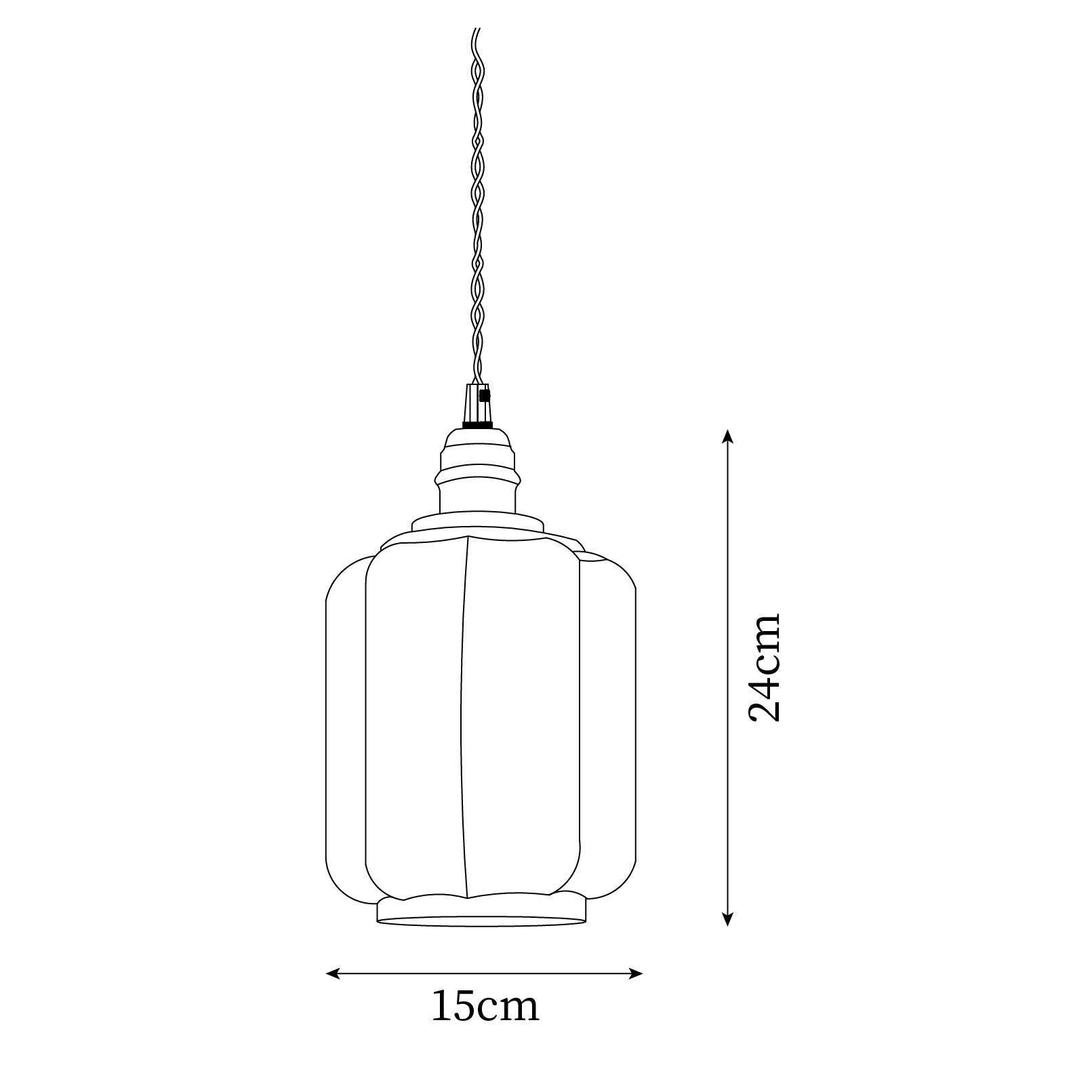 Valentina Pendant Light Glass Contemporary