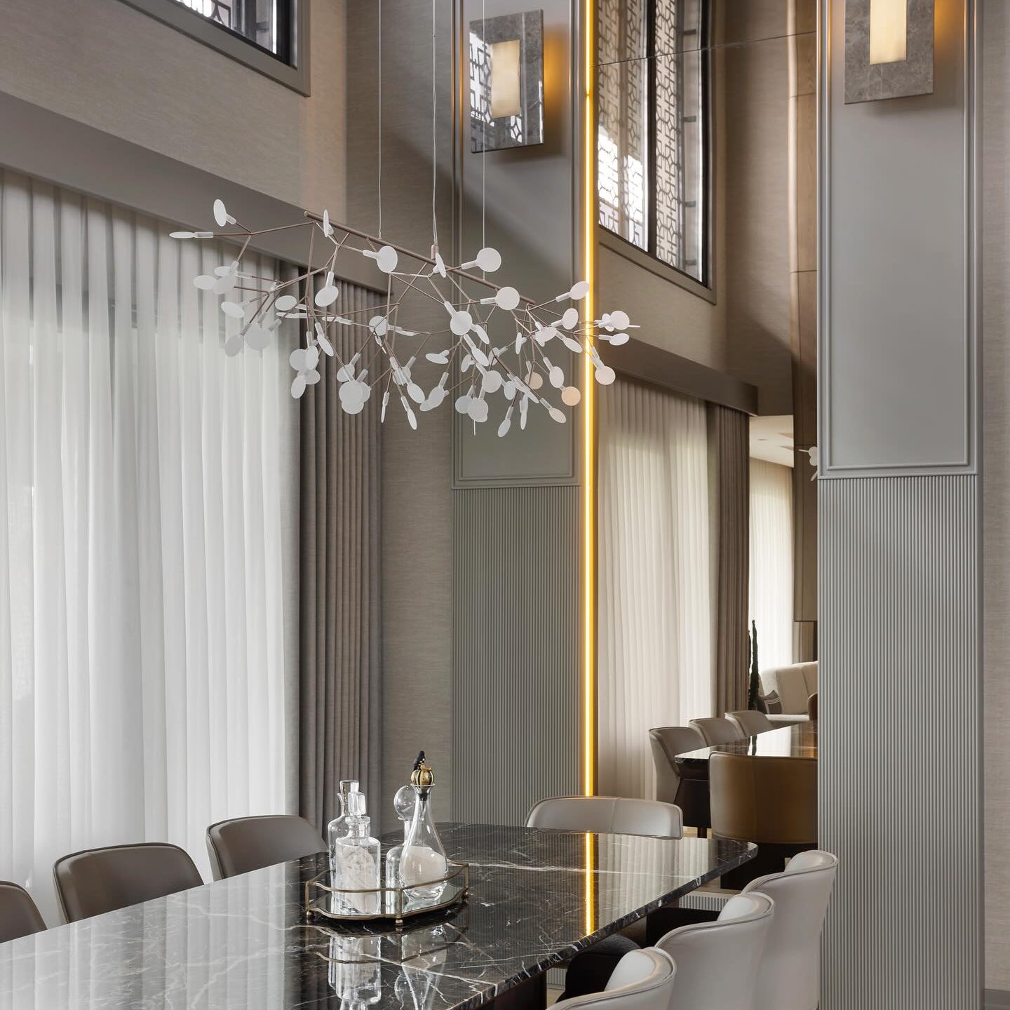 Allirus Postmodern Luxury Acrylic Chandelier - Letslighting