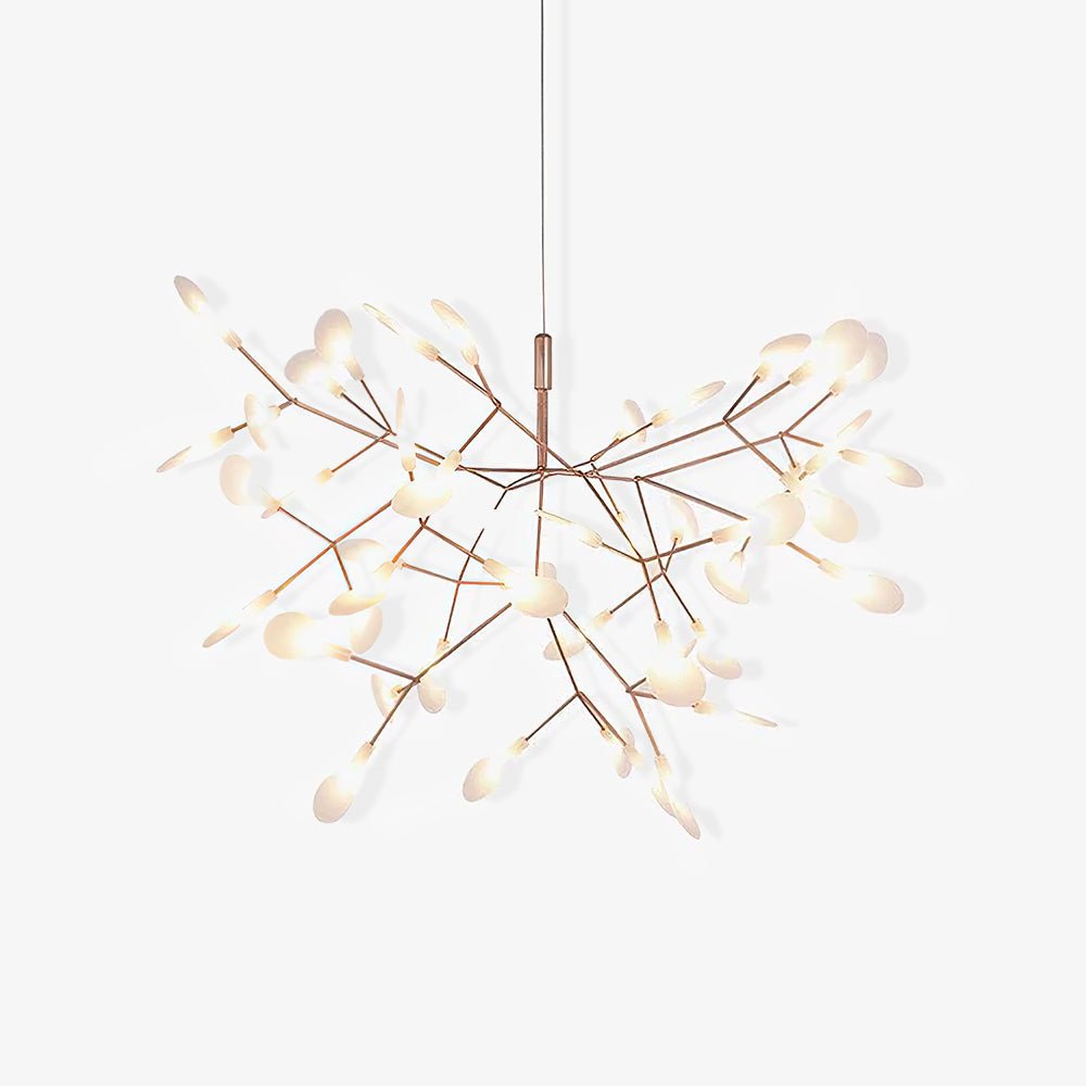 Lustra Chandelier Rose Gold Firefly LED Branch - Letslighting